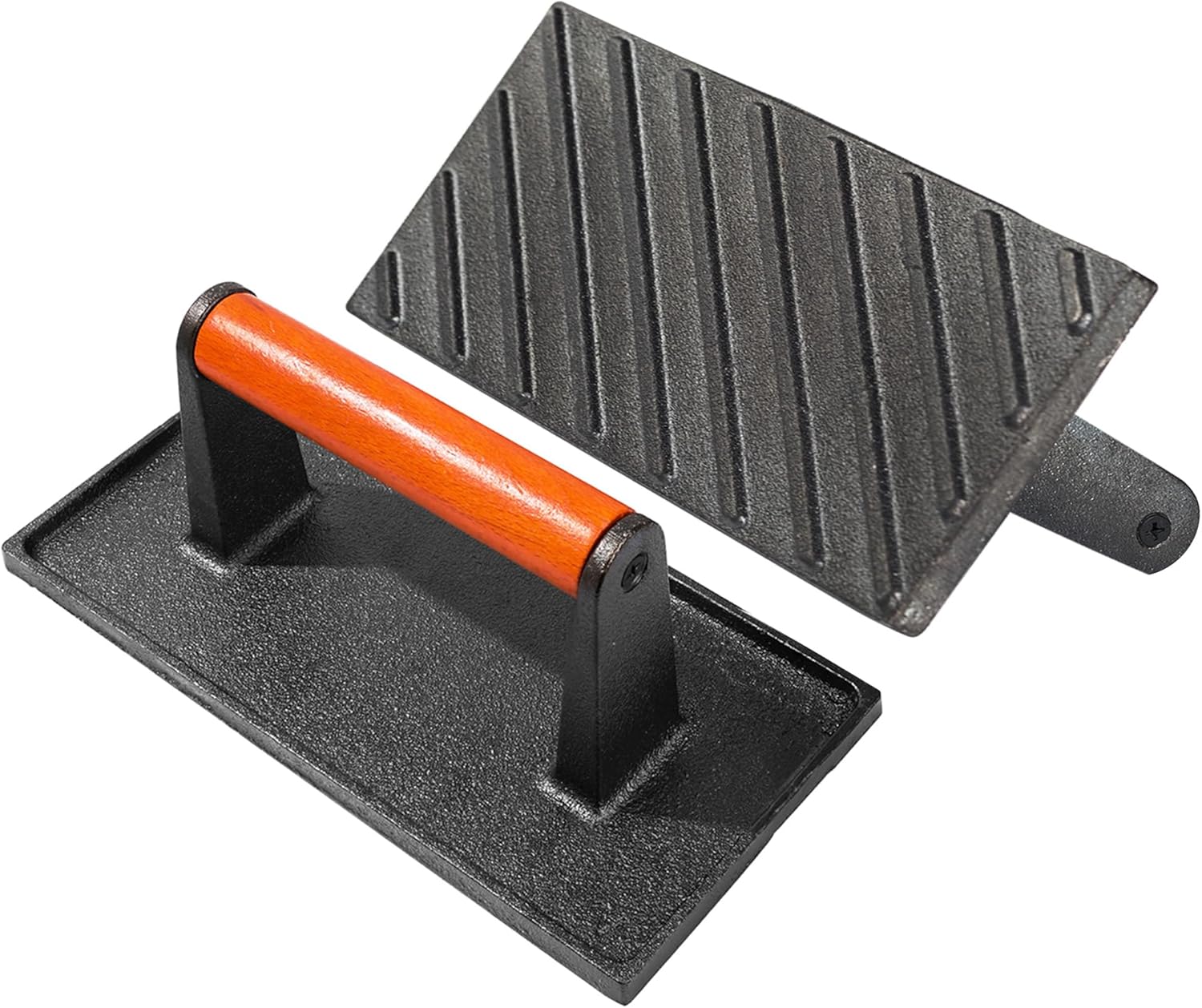 vivicreate Bacon Press, Griddle Press, Grill Press, Meat Press, cast Iron Grill...
