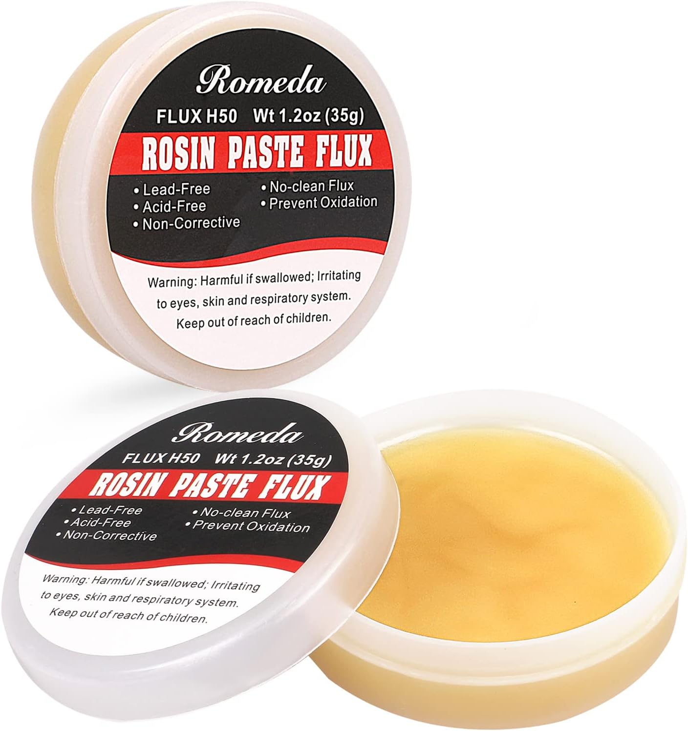 2 Jar Solder Flux, Flux for Soldering, Rosin Soldering Flux Paste for Lead-Free...