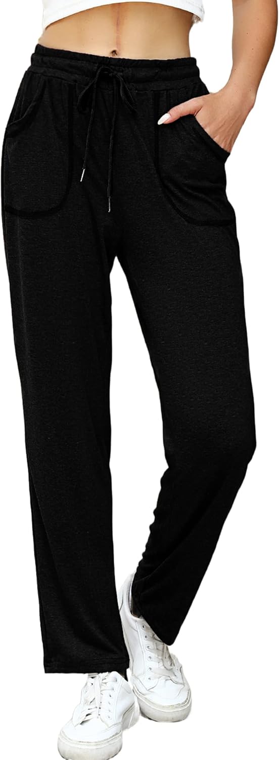 iClosam Women's Joggers Tracksuit Bottoms Cotton Sweatpants Lounge Pants with Po...