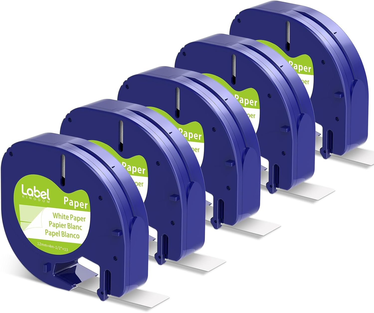 Label KINGDOM Compatible with DYMO Letratag Refills 91330 Label Maker Tape Compa...
