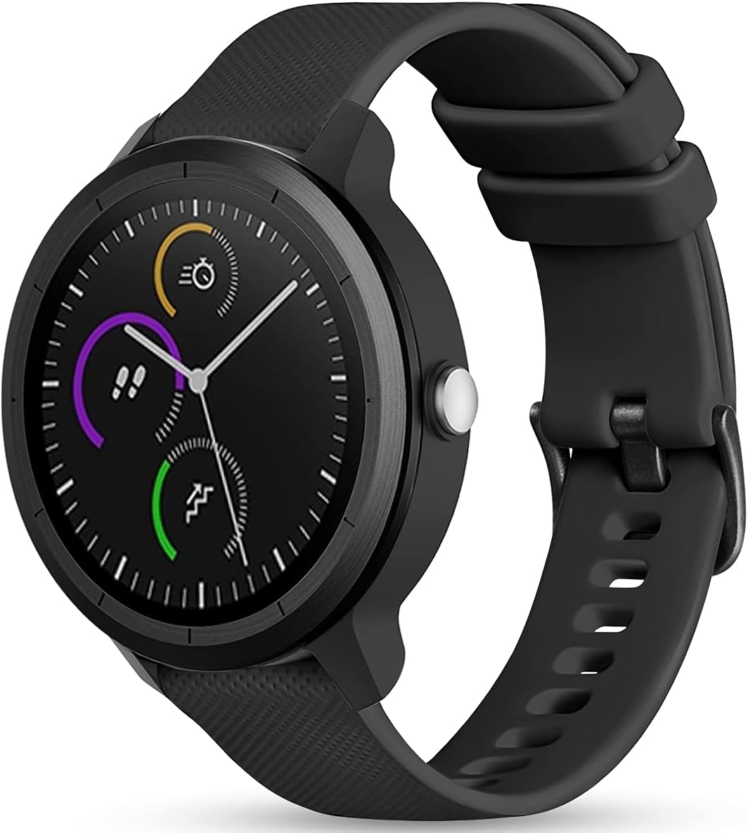 Vobafe 20mm Strap for Garmin Vivoactive 3/3 Music/Venu/Venu 2 Plus/sq/sq 2/Forer...