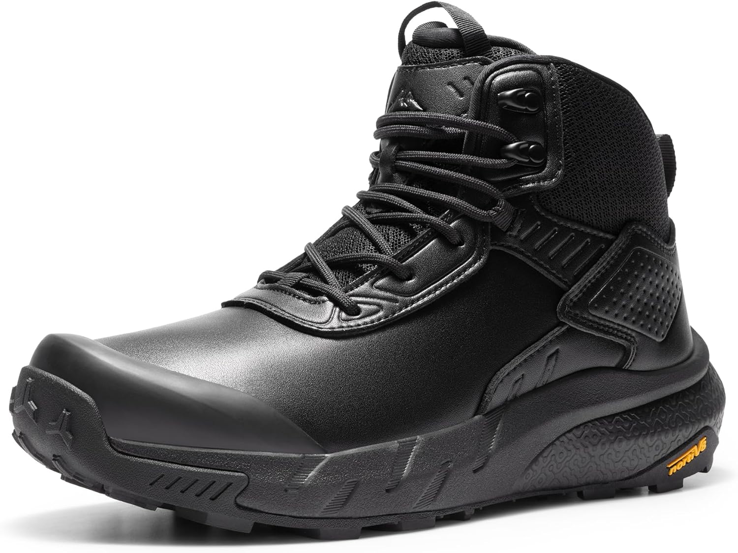 NORTIV 8 Men's Waterproof Military Tactical Work Boots Leather Motorcycle Combat...