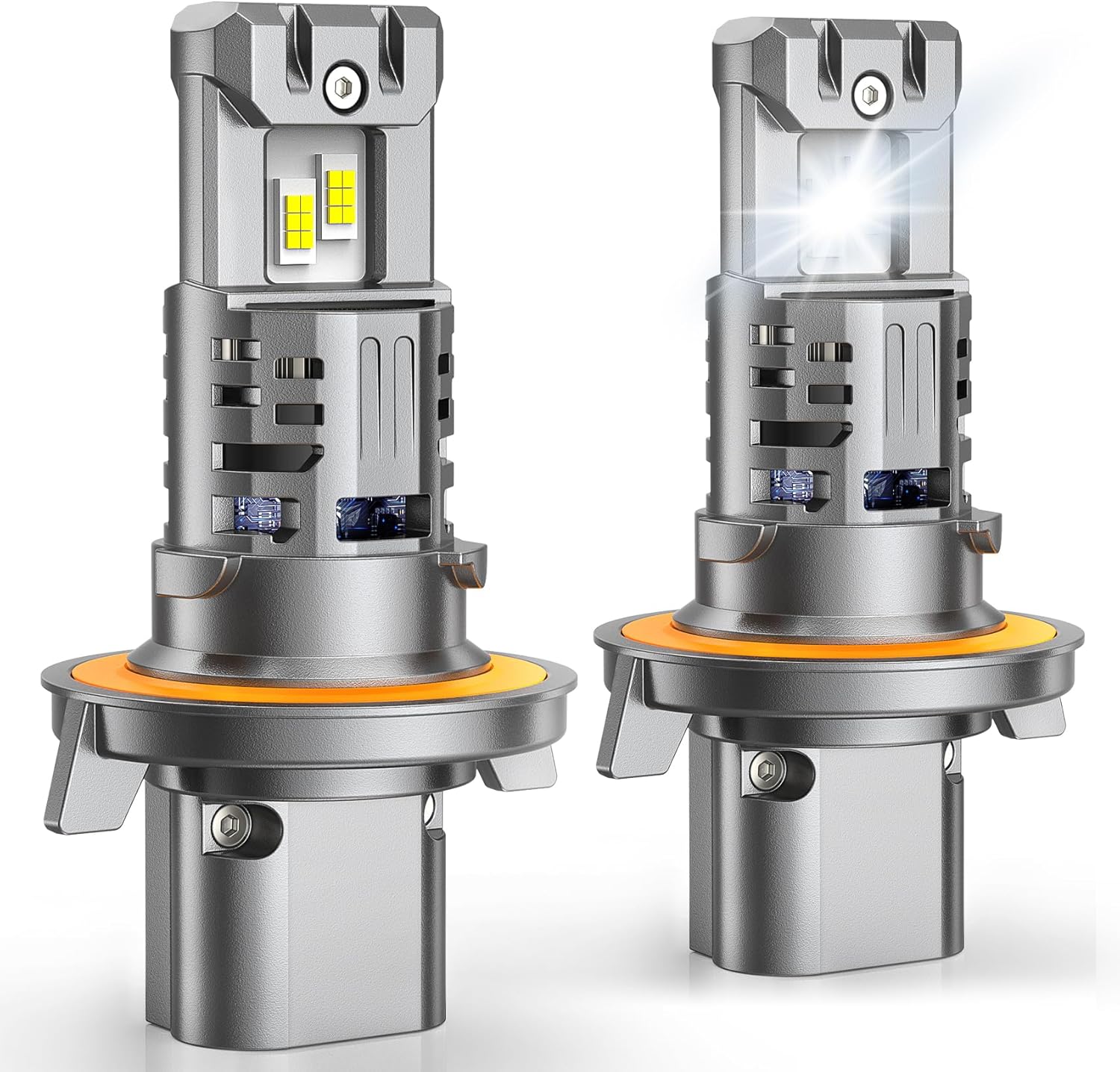 FAHREN H13 bulbs, Last& Brightest 900% 40000LM Ultra Brightness h13/9008 lights,...