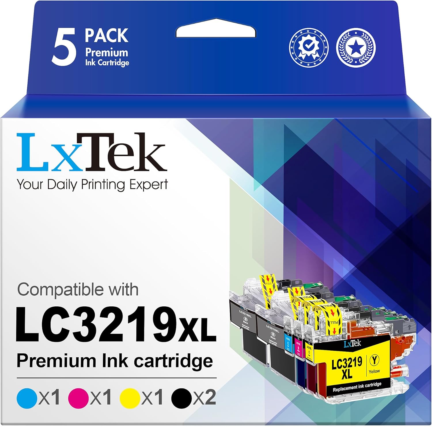 LxTek Compatible for Brother LC3219XL LC3219 LC3217 Ink Cartridges for Brother M...