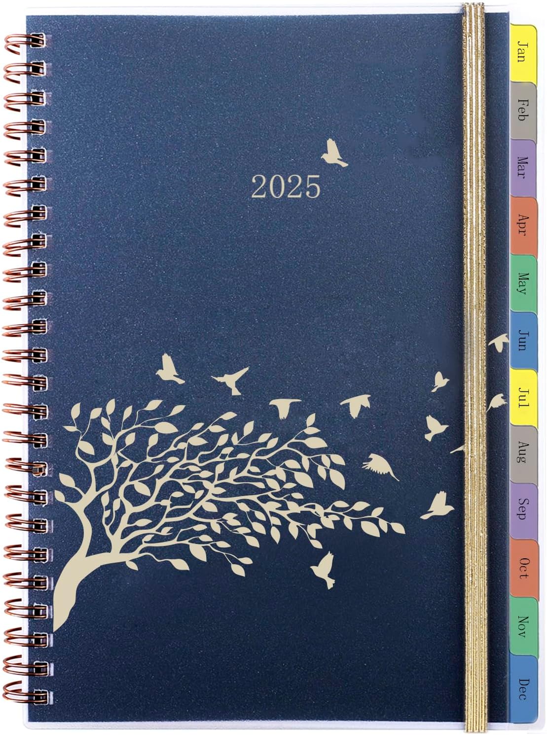 YHH 2025 Diary A5 Week to View, Monthly Weekly Planner with Tabs & Pocket, Extra...