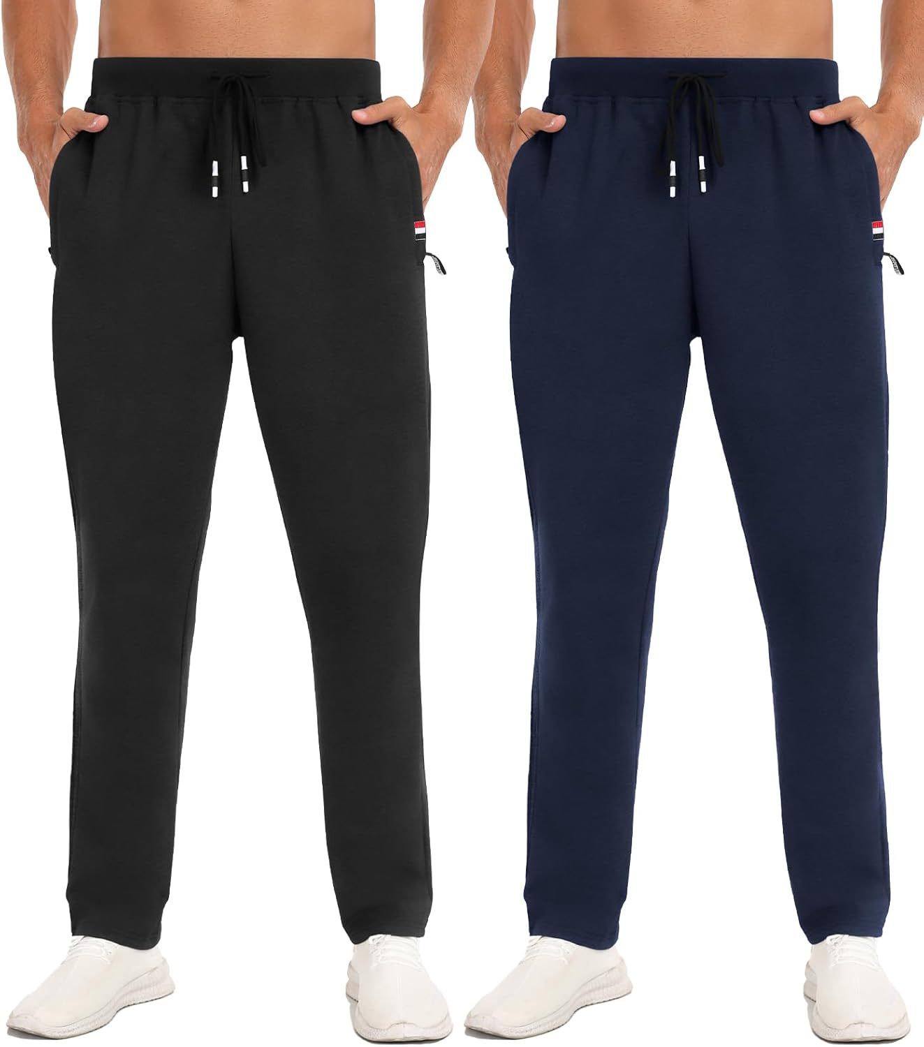 YUTYTH Tracksuit Bottoms Men, Cosy Breathable Men's Joggers with Zip Pocket and...