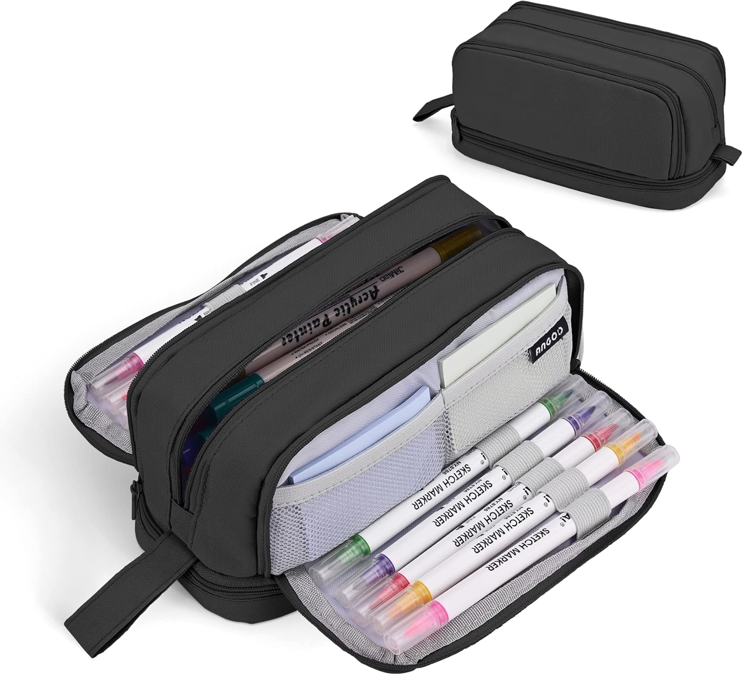 Howala Pencil Case Large Capacity Pencil Pouch for Girls Boys with 4 Compartment...