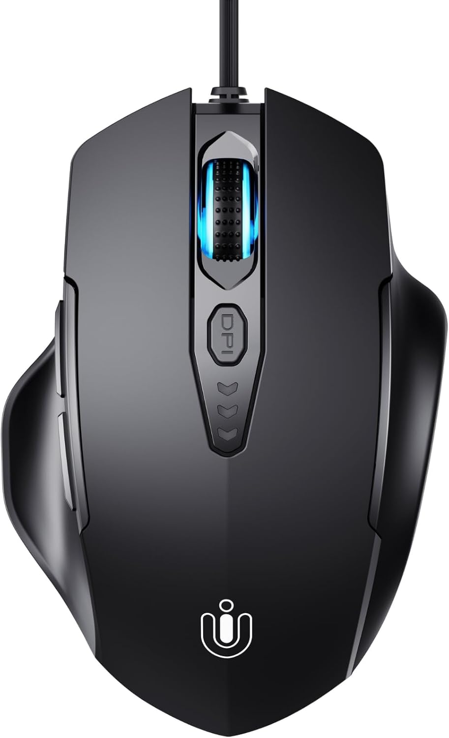 Uineer Wired Mouse, USB wired mouse with 6 Buttons Ergonomic design,1.5M USB Cab...