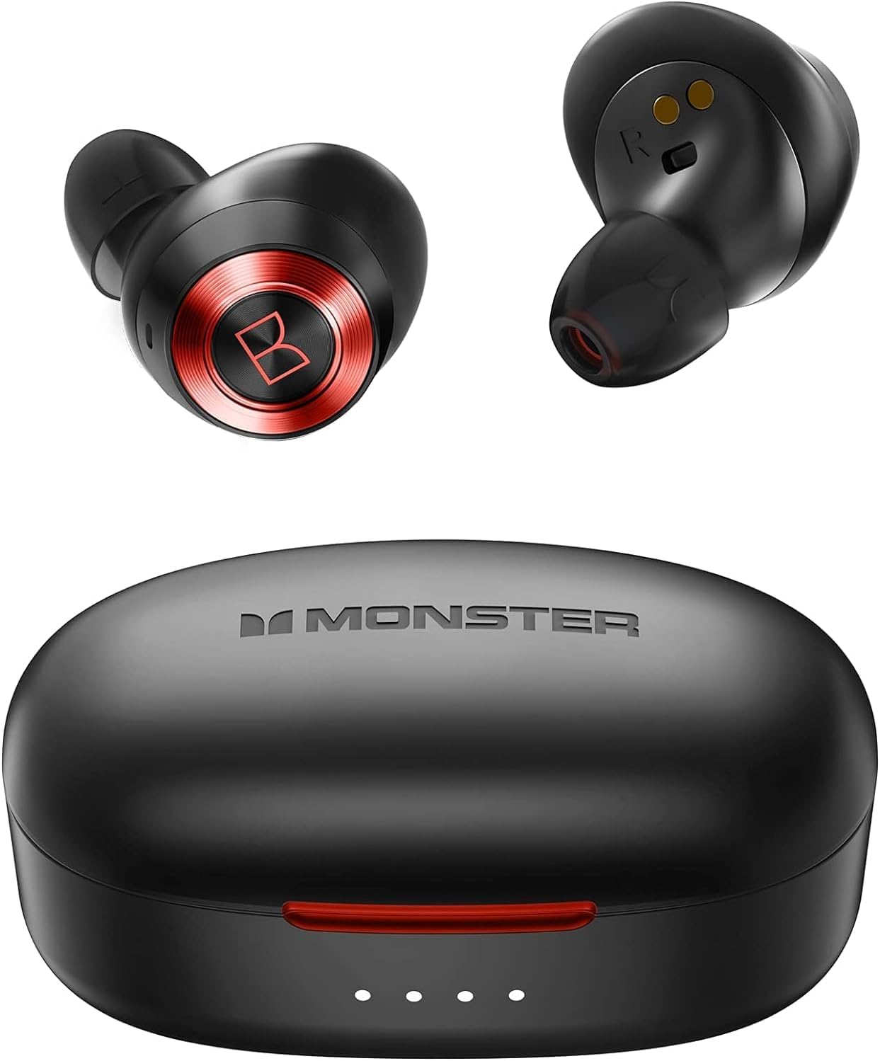 Monster Achieve 100 AirLinks Wireless Earbuds, Bluetooth 5.0 in-Ear Stereo Headp...