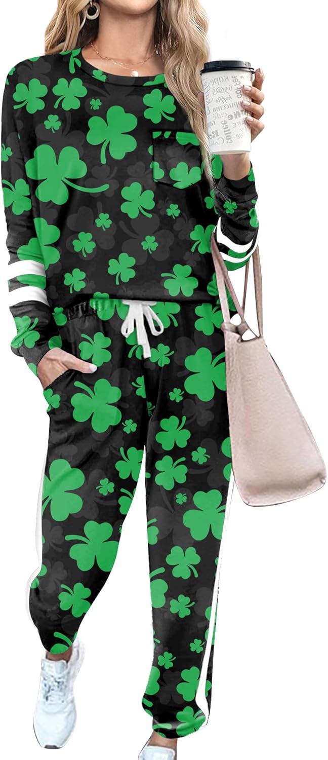 RUBZOOF Lounge Sets for Women 2 Piece Casual Travel Sweatsuits Outfits Loungewea...