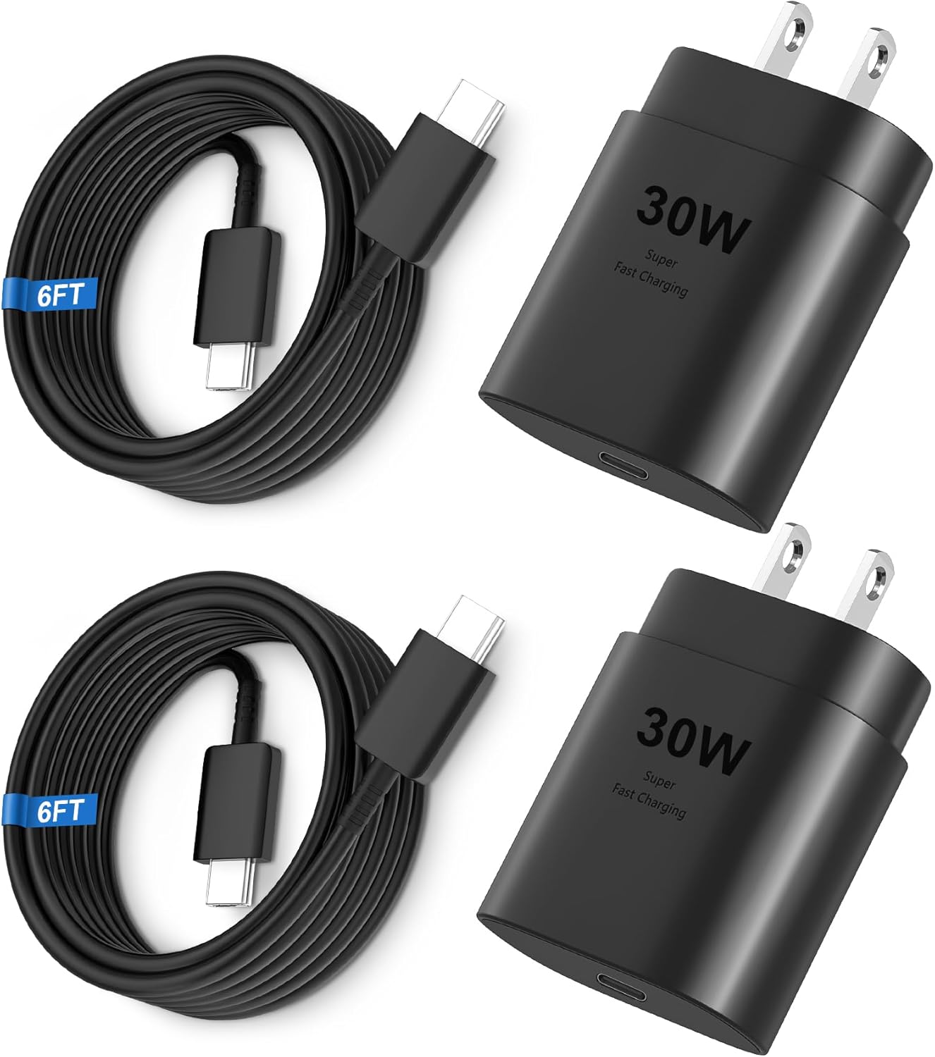 iPhone 15/16 Pro Fast Charger - 30W USB-C with 6FT Long Cable for iPhone, iPad,...