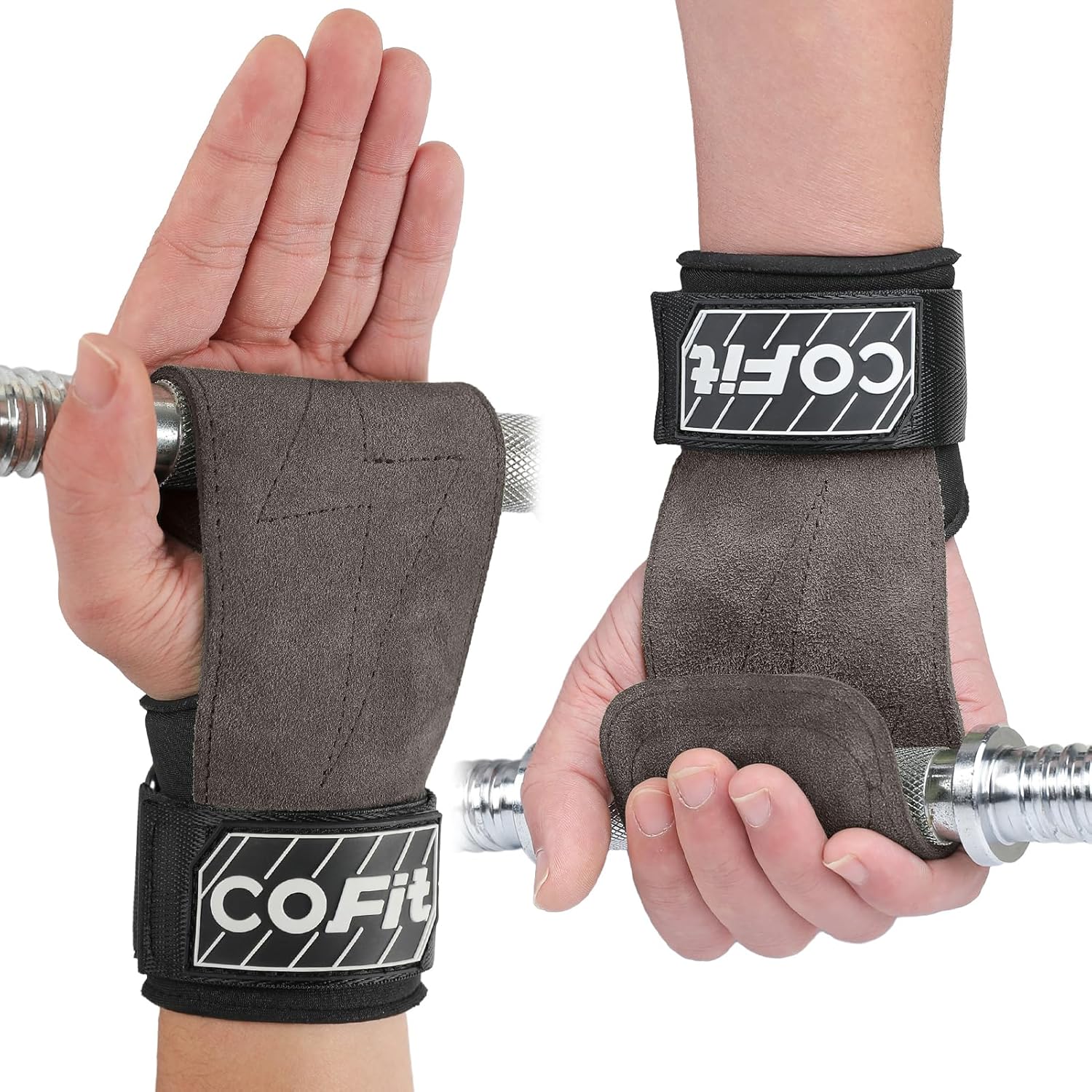 COFIT Wrist Straps for Weightlifting, Workout Wrist Wraps with Dual-Layer Oxford...