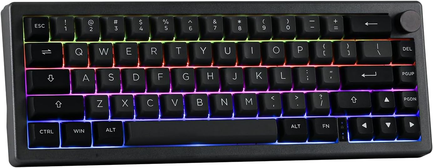 EPOMAKER EK68 65% Wireless Gaming Keyboard, Hot Swappable Gasket Mechanical Keyb...