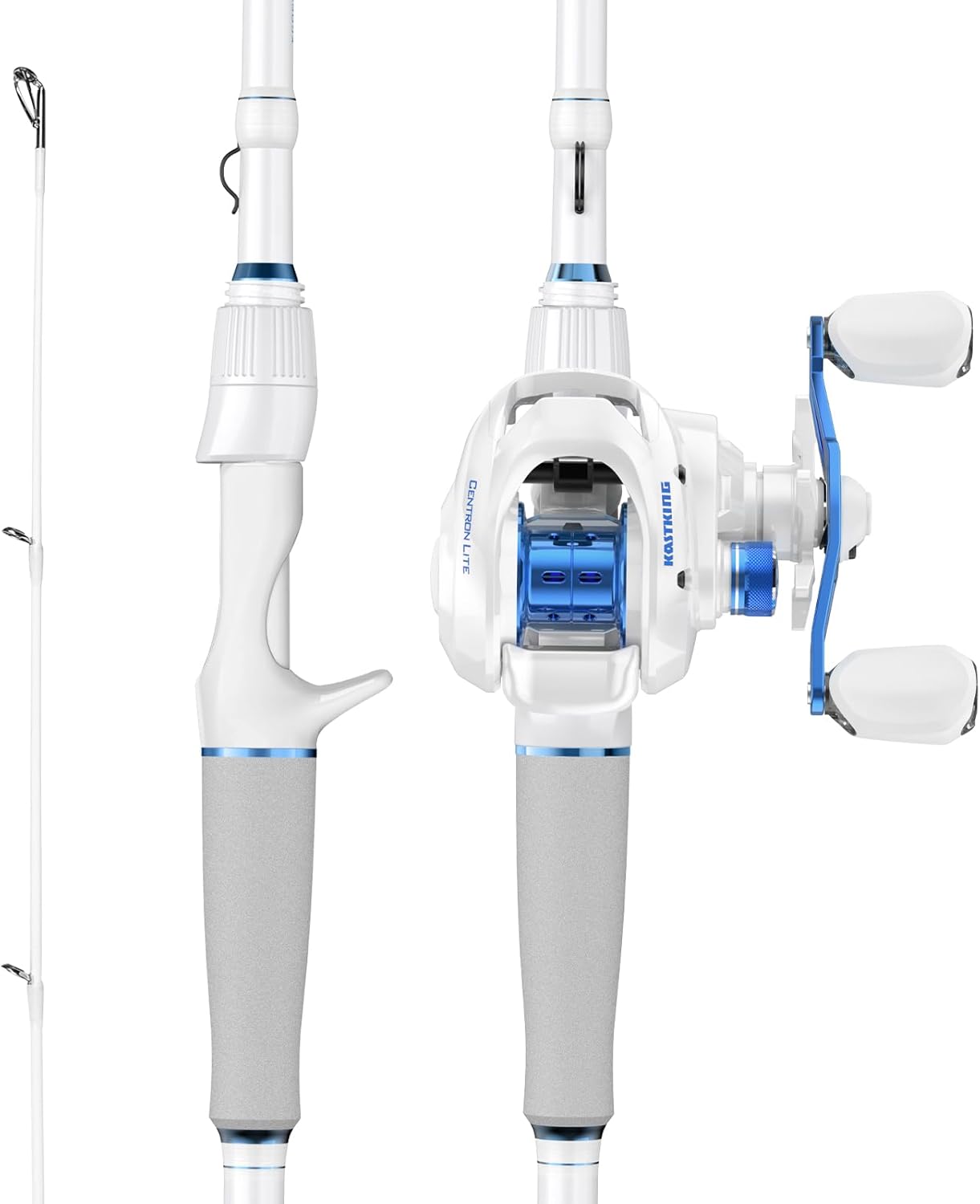 KastKing Centron Lite Fishing Rod and Reel Combo, IM6 Graphite 2Pc Blanks, Stain...