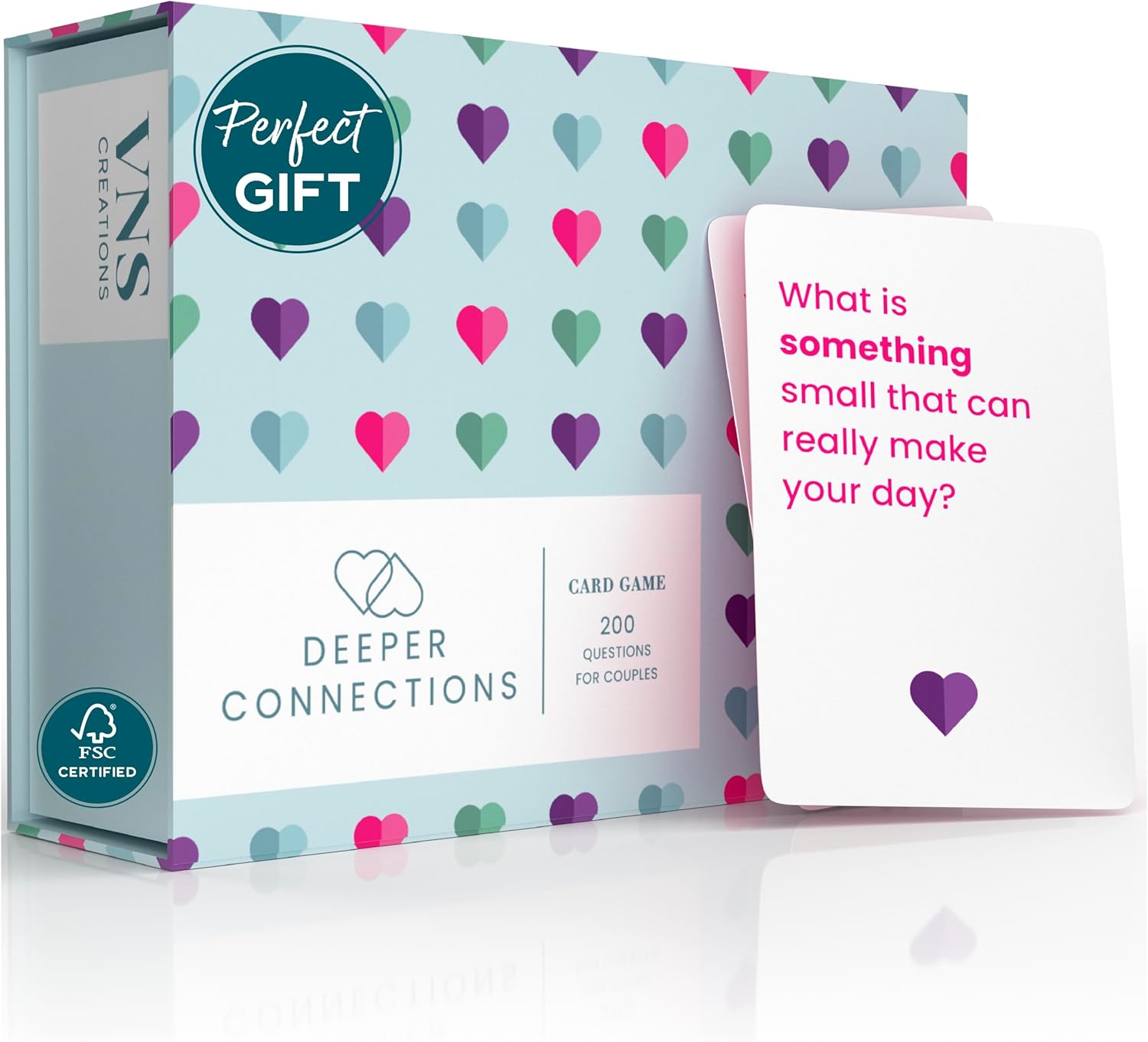 VNS Creations Couples Reconnect - Cards Game for Couples - 200 Fun Relationship...