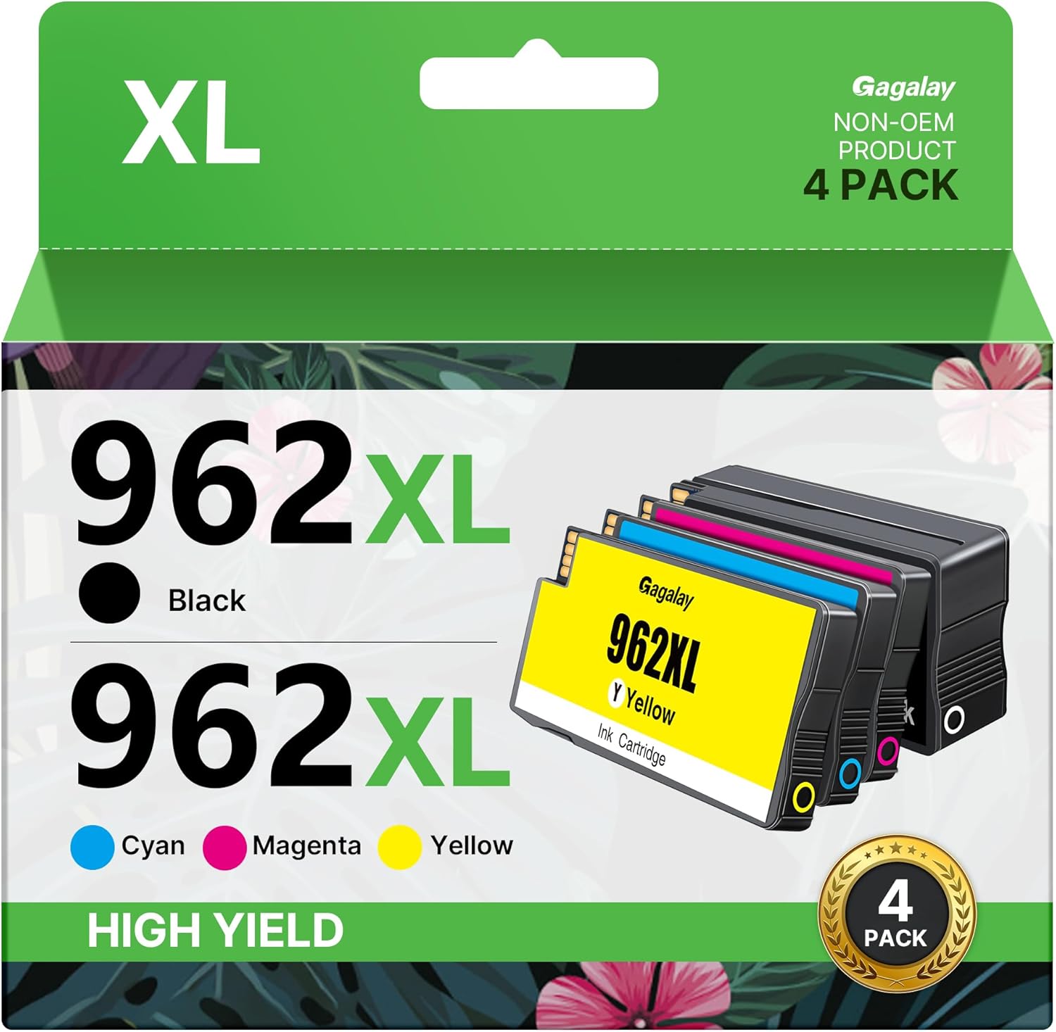 962XL for HP 962 Ink Cartridges Replacment for HP 962XL Ink Cartridges Combo Pac...