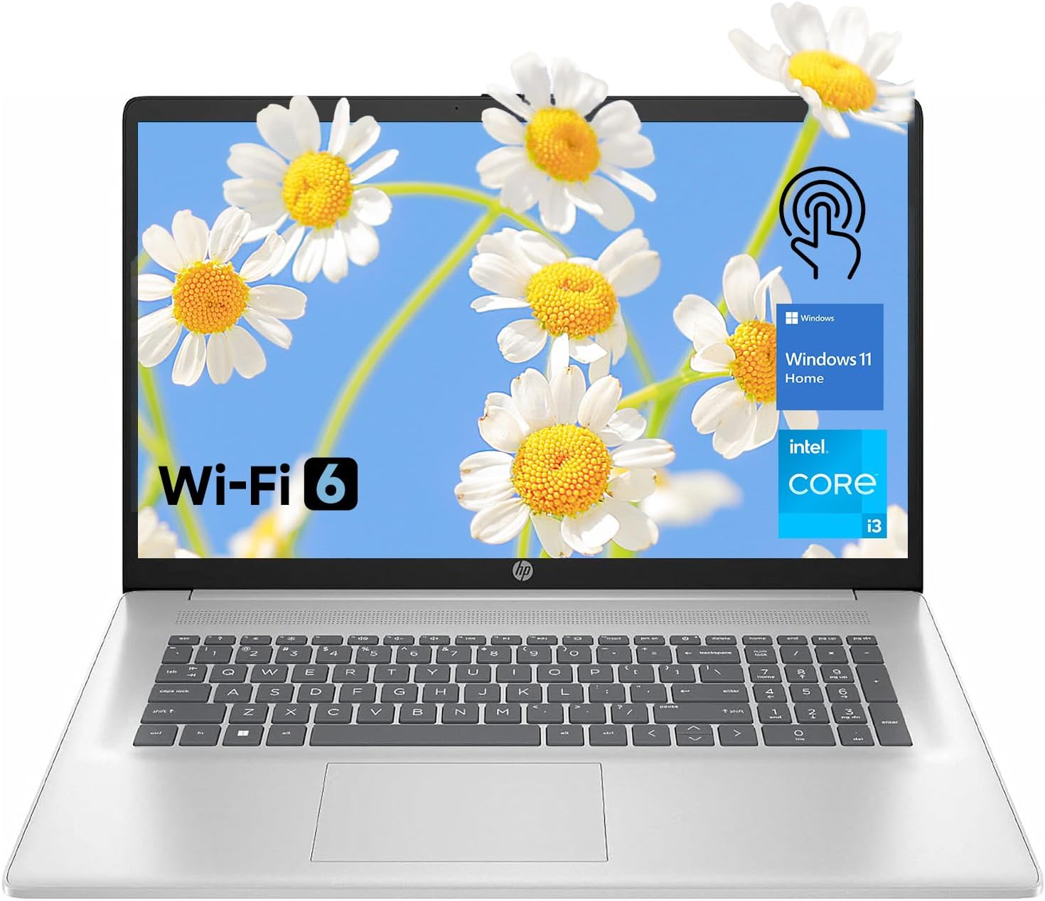 HP 17.3" Touchscreen Laptop, Intel Core i3-N305, 32GB RAM, 128GB eMMC + 1TB SSD,...