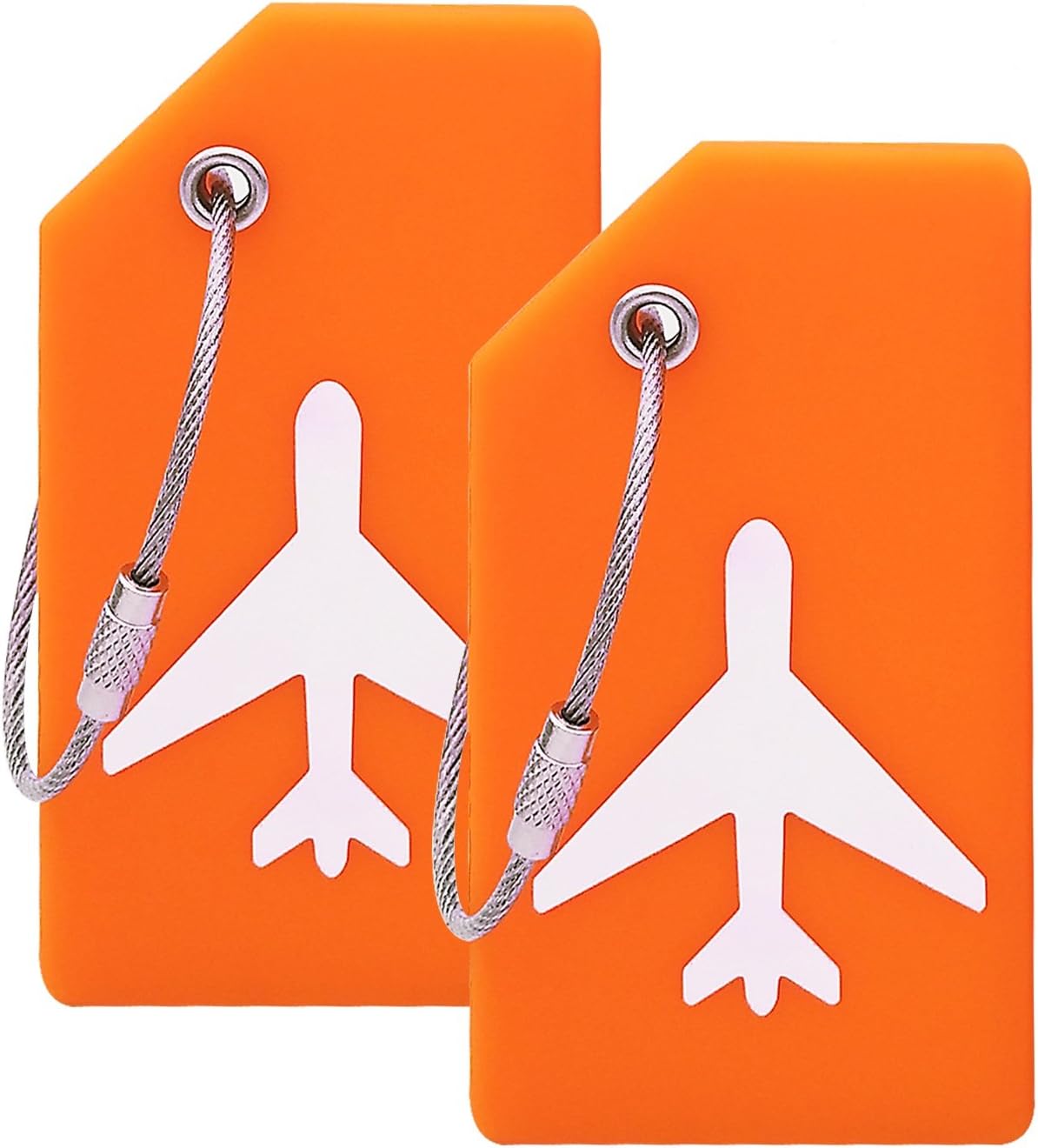 Silicone Luggage Tag with Name ID Card Perfect to Quickly Spot Luggage Suitcase...