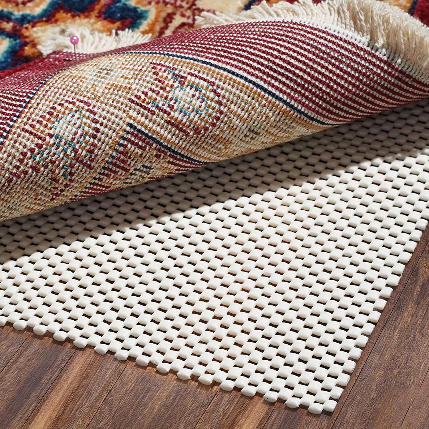 BAGAIL BASICS Non Slip Rug Pad Gripper 10 x 14 Feet Extra Thick Carpet Pads for...