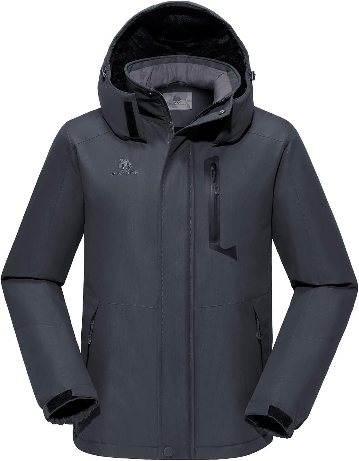 GOLDEN CAMEL Men's Winter Jacket Windproof Ski Snow Jacket Waterproof Thicken Pa...
