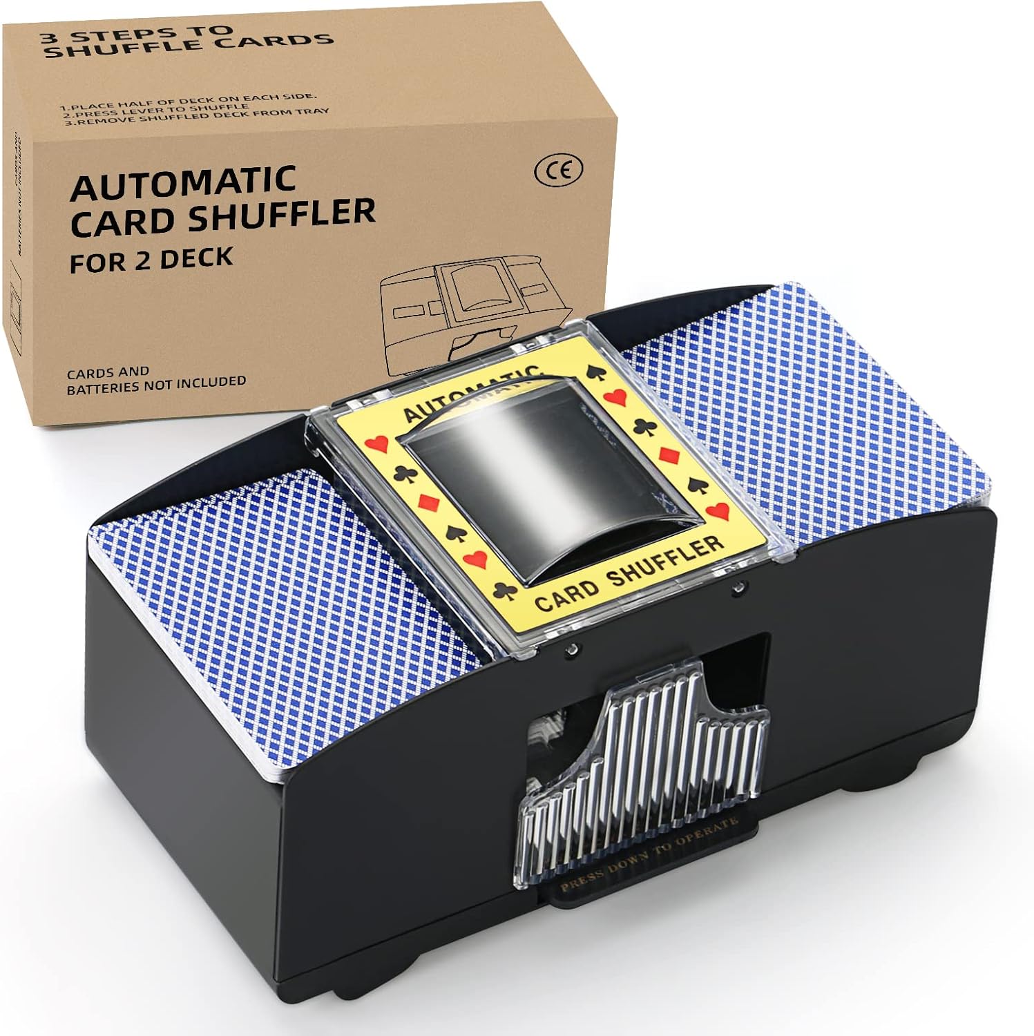 NOLIE Automatic Card Shuffler of Playing Card, Texas Hold'em, Poker, Home Card G...