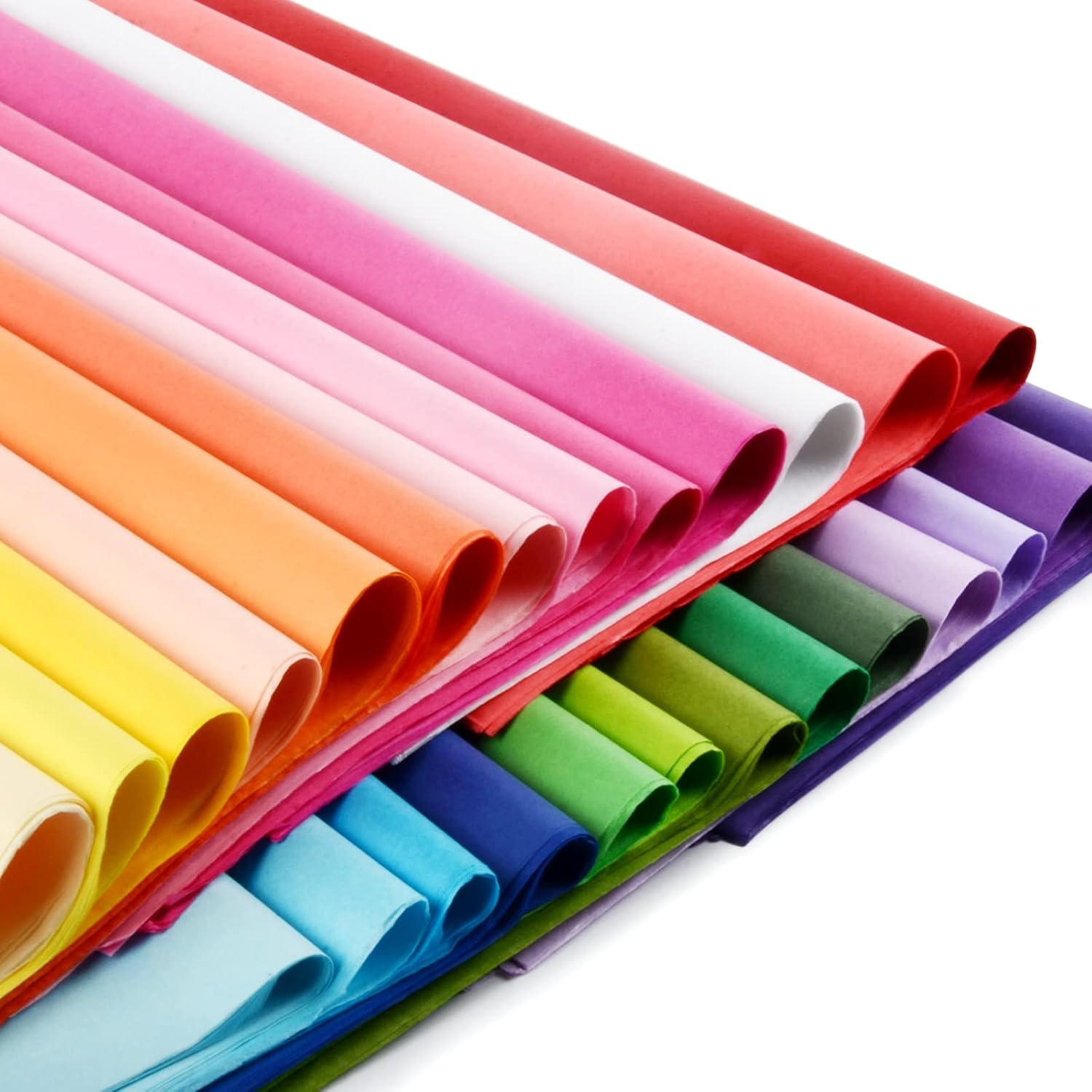 Simetufy Tissue Paper for Gift Bags, 150 Sheets 30 Assorted Colored Tissue Paper...