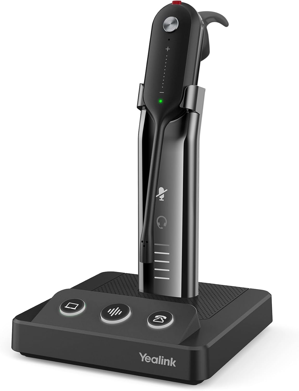 Yealink DECT Wireless Headset WH63,Mono Single Ear Office Headset with Noise Can...