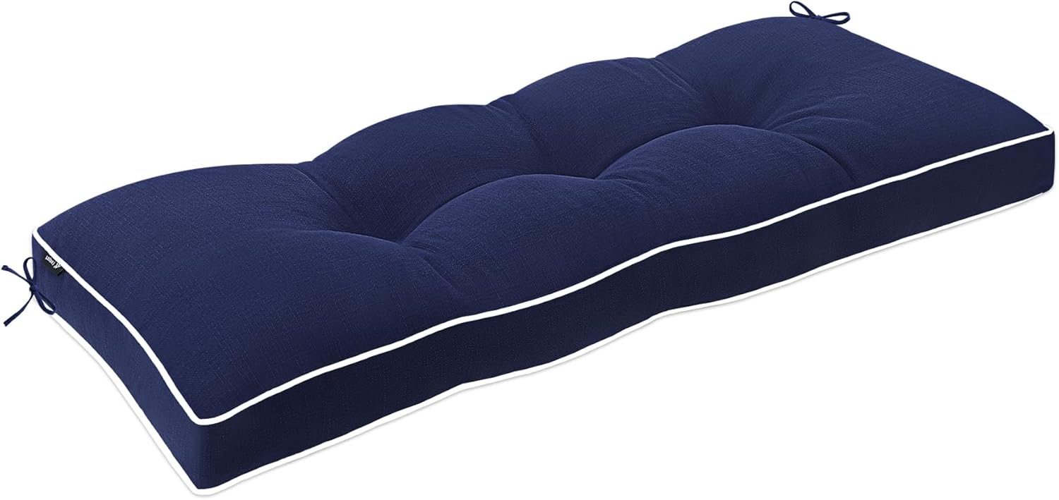 Favoyard Outdoor Bench Cushion 48 x 16 Inch Water-Resistant & 3-Year Fade Resist...