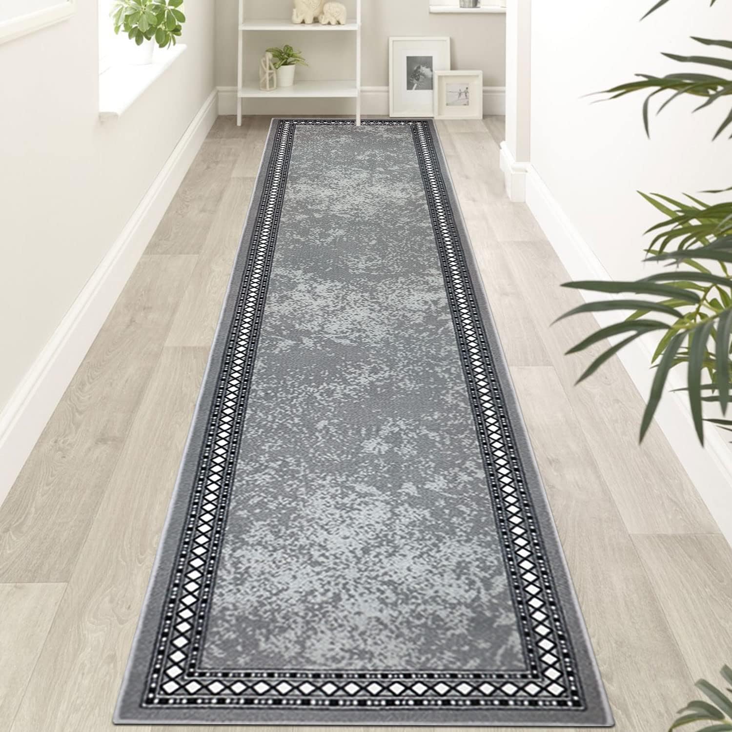 Homcomodar Runner Rug for Entryway 65x300cm Extra Long Hallway Rug Runner Non Sl...