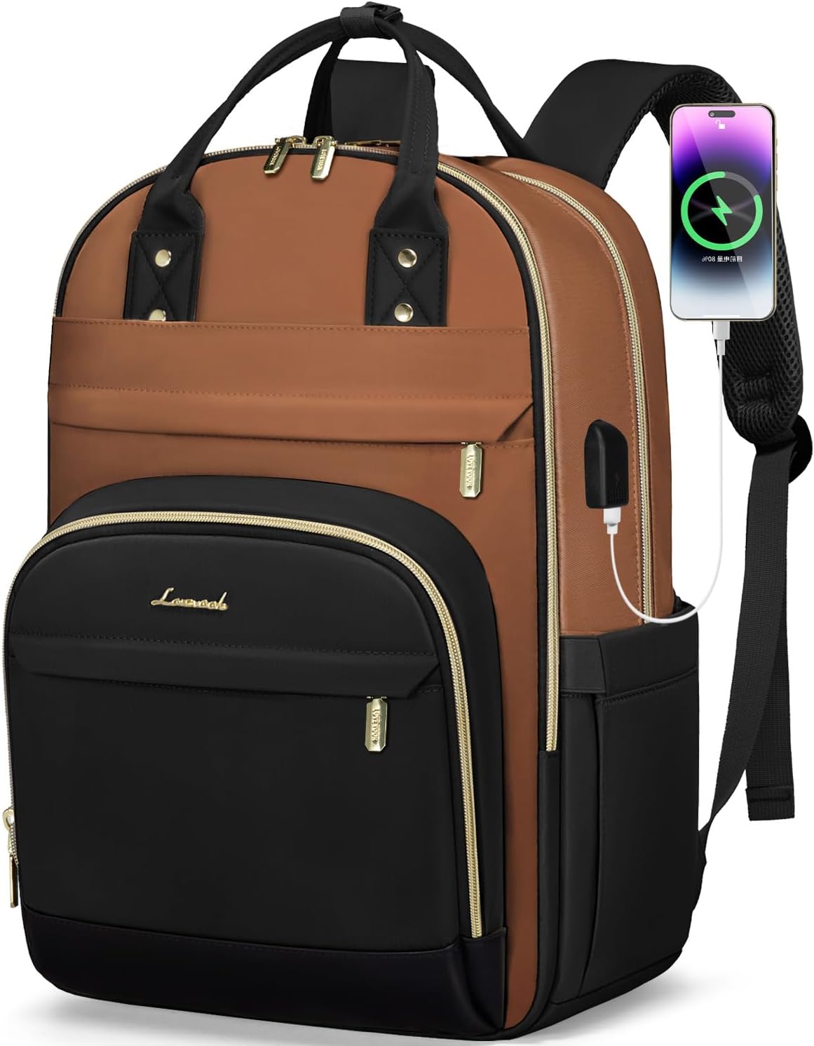 LOVEVOOK Laptop Backpack for Women,15.6inch Professional Women Travel Backpack P...