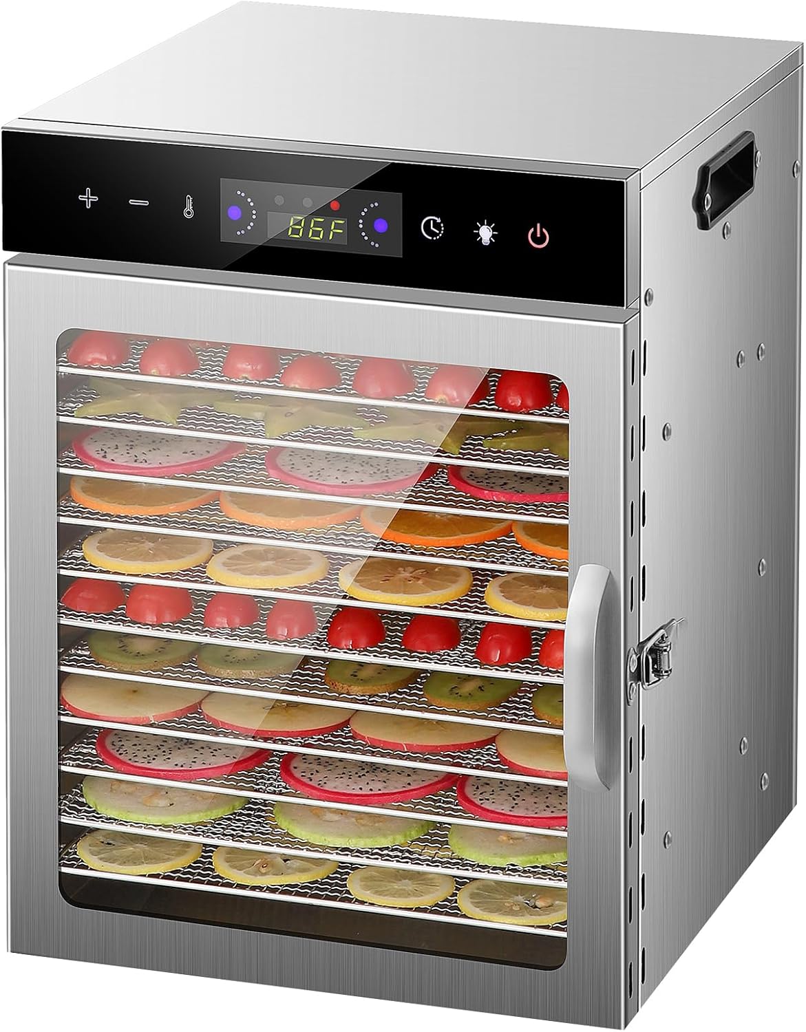 HOPERAN Food Dehydrator, 12 Stainless Steel Trays...