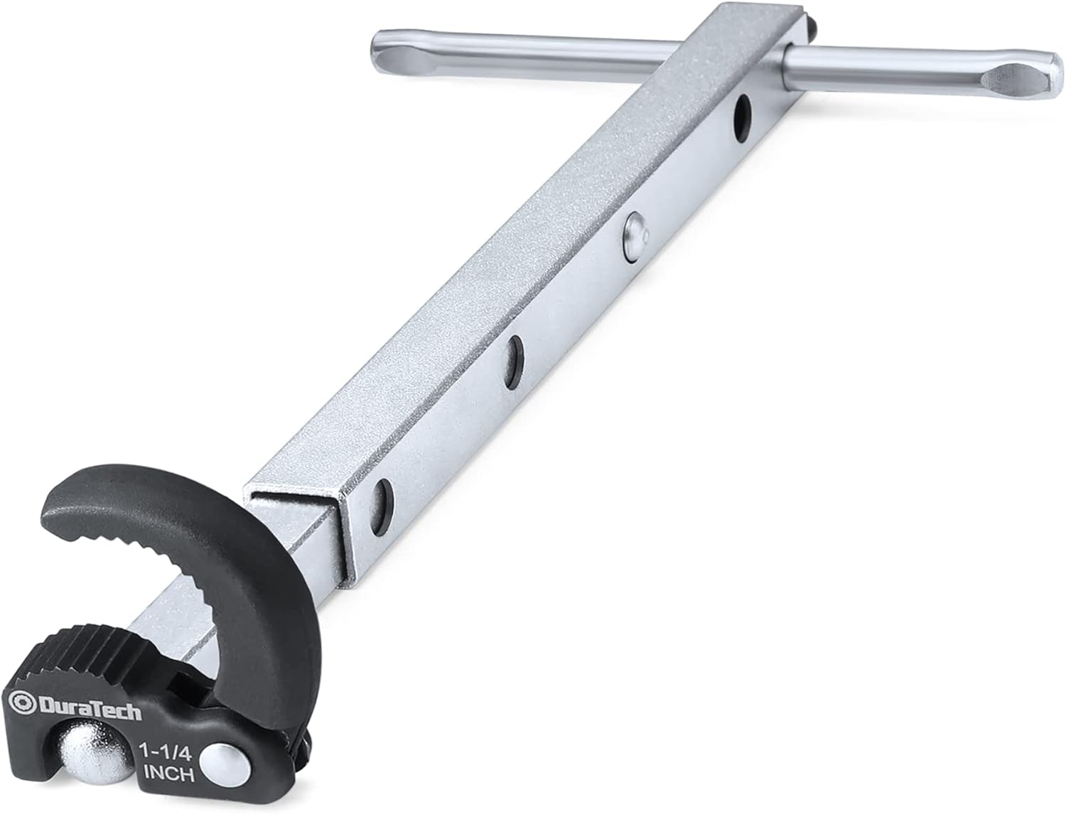 DURATECH Telescopic Basin Wrench, Adjustable Jaw Capacity of 3/8" to 1-1/4"(10mm...