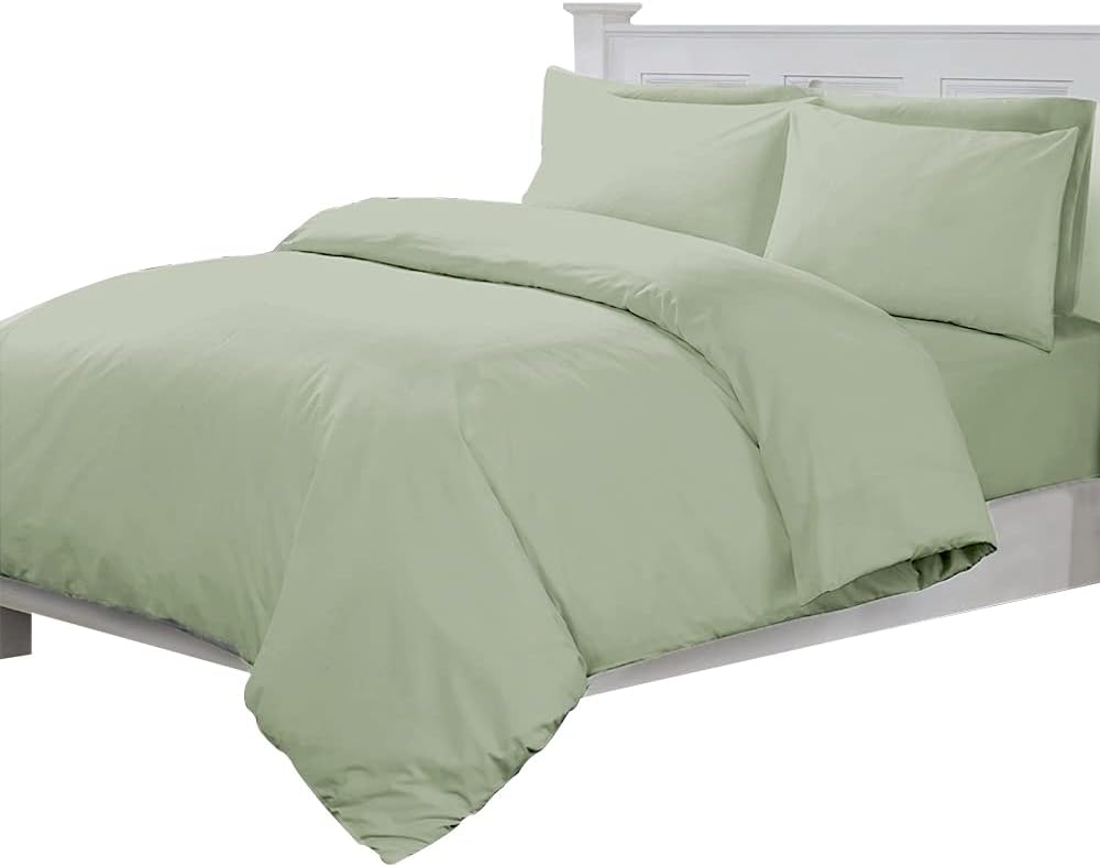 Linens World 200 Thread Count 100% Egyptian Cotton Duvet Quilt Cover Bedding Set...