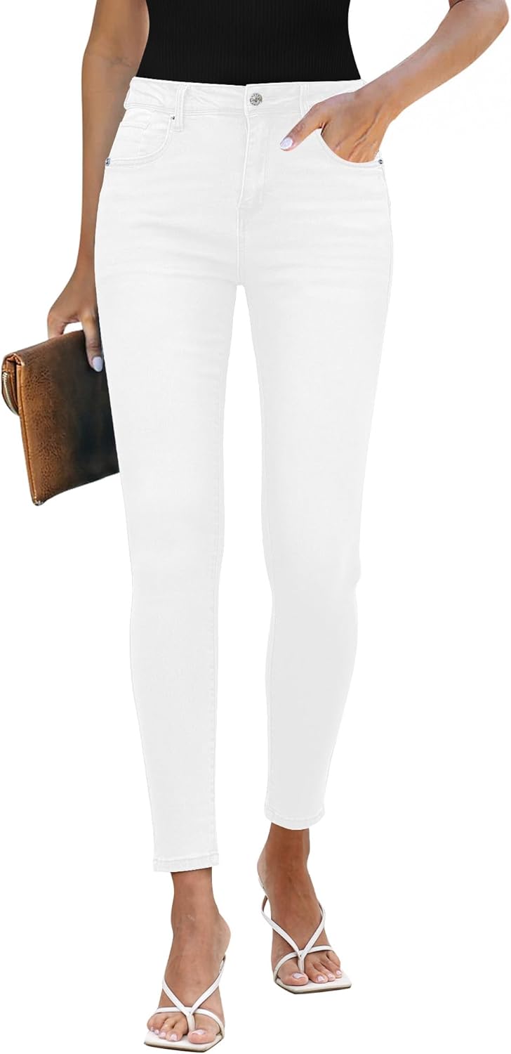 LookbookStore Skinny Jeans for Women Trendy High Waist Slim Fit Comfort Jeggings...