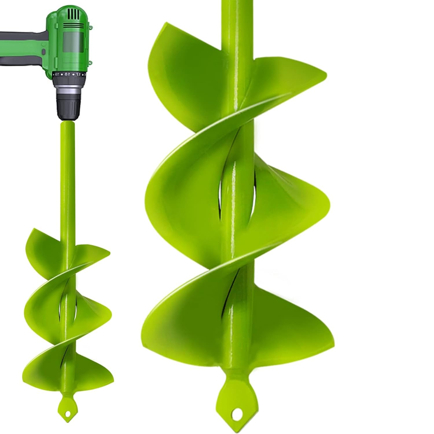 TCBWFY Auger Spiral Drill Bit for Planting 3x12inch Upgraded Drill Bit for Fast...