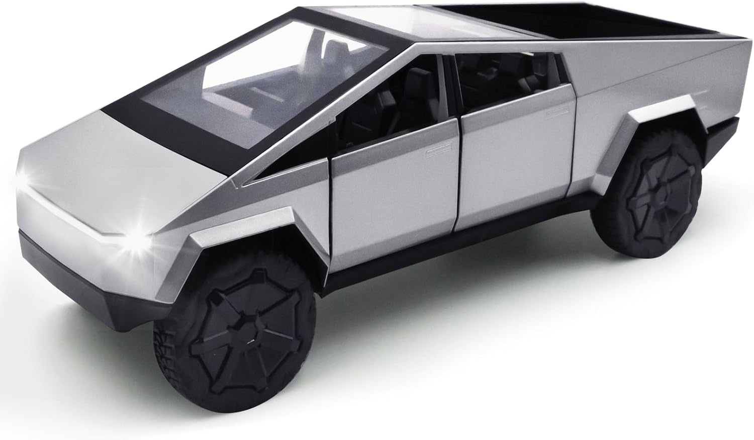 Cybertruck Model: 1/24 Diecast Metal Toy Trucks with Lights and Sounds, Mini Veh...