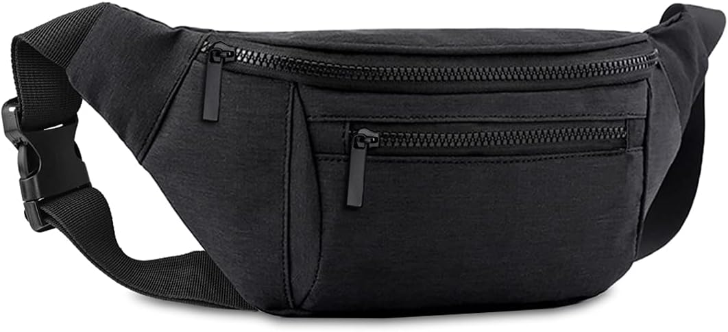 Fanny Pack for Men Women,Crossbody Waist Bag Pack,Belt Bag for Travel Walking Ru...