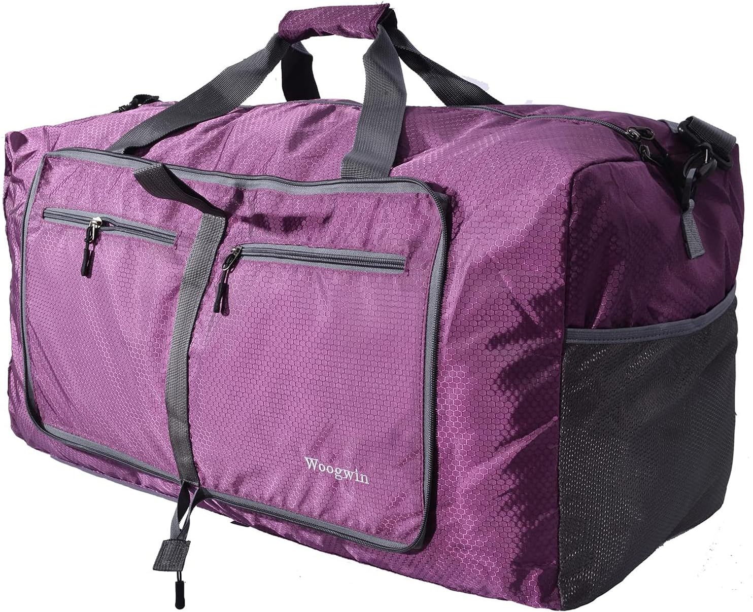 Woogwin Travel Duffel Bag Large Foldable Waterproof Overnight Bag for Beach Swim...