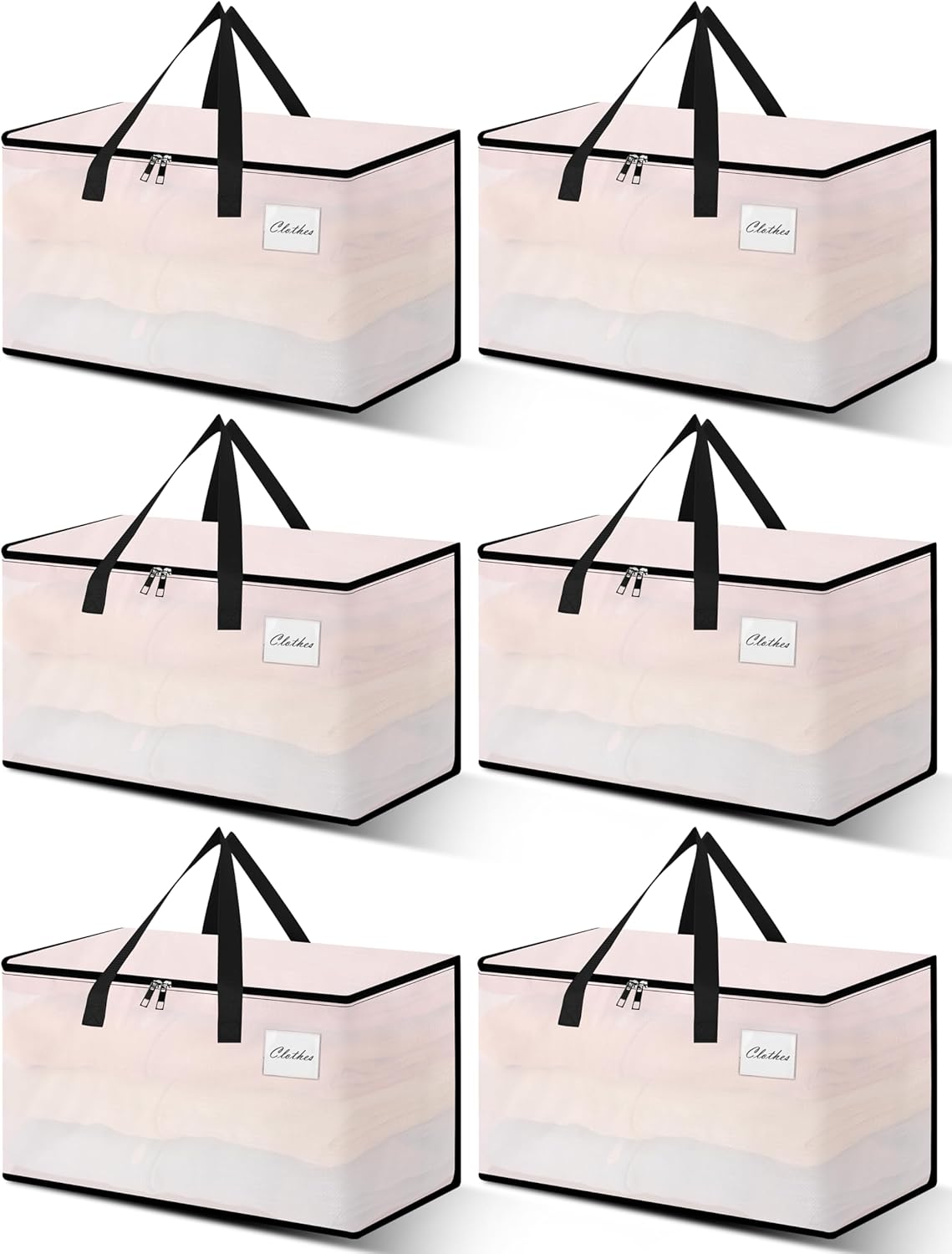 Heavy Duty Moving Bags - Extra Large Packing Bags and Storage Totes, Collapsible...