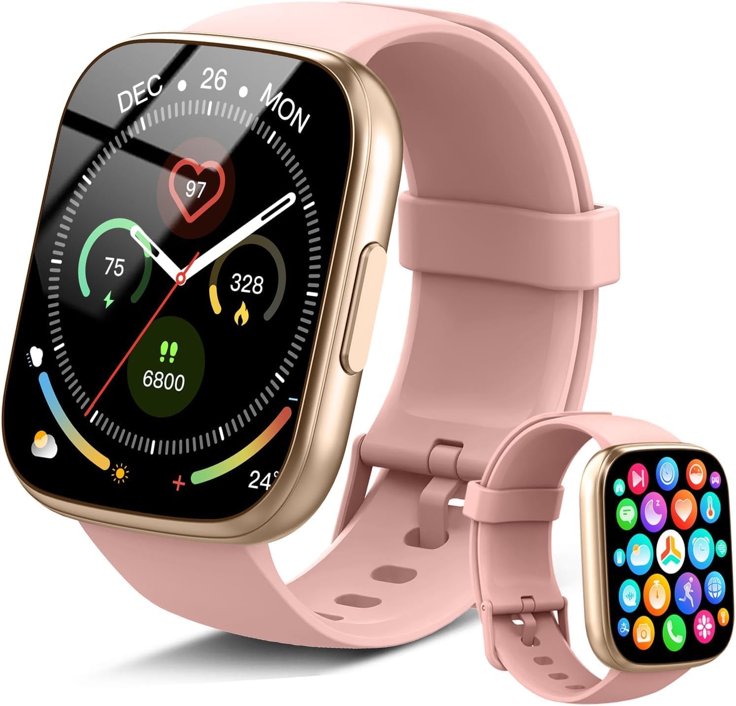 Smart Watch for Men Women Answer/Make Call, 1.95" HD Touch Screen Fitness Watch...