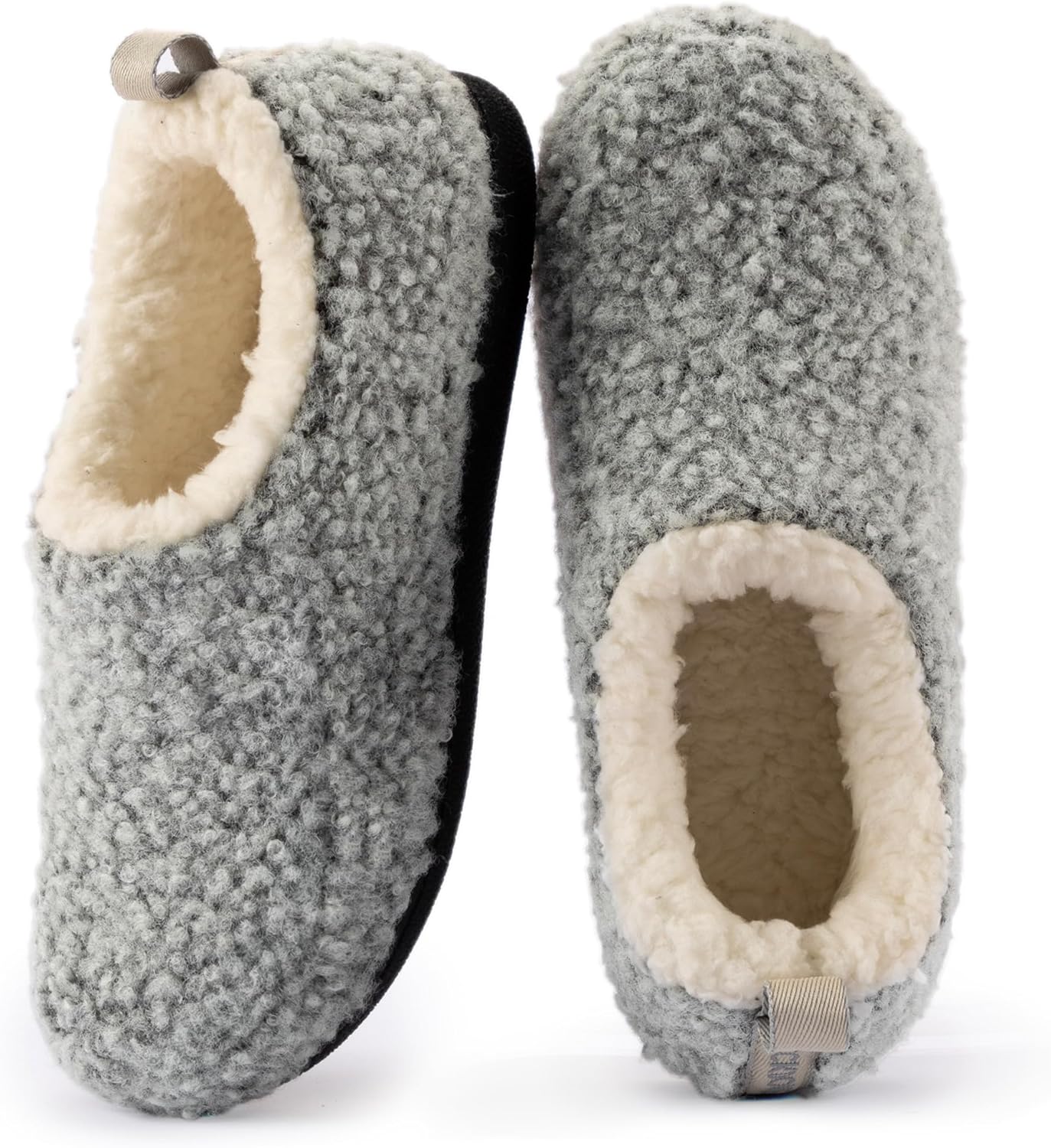 RockDove Women's Nomad Slipper with Memory Foam 6/7 UK Light Grey