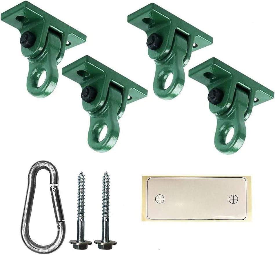 Heavy Duty Green Swing Hangers Screws Bolts Included Over 5000 lb Capacity Playg...