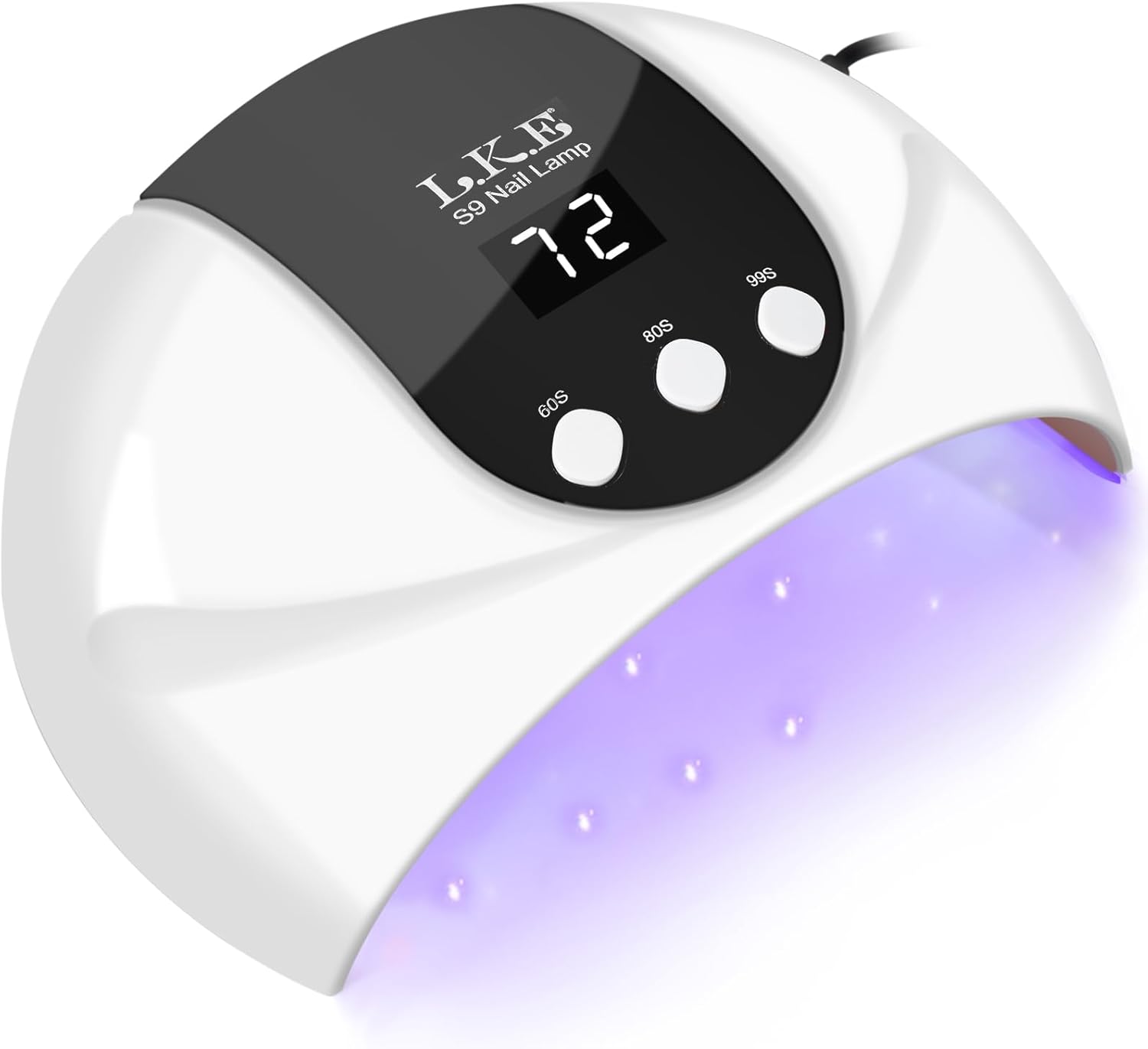 UV Nail Lamp, Nail Dryers 54W UV Lamps for Gel Nails Curing Lamp Nail UV Lamp Le...