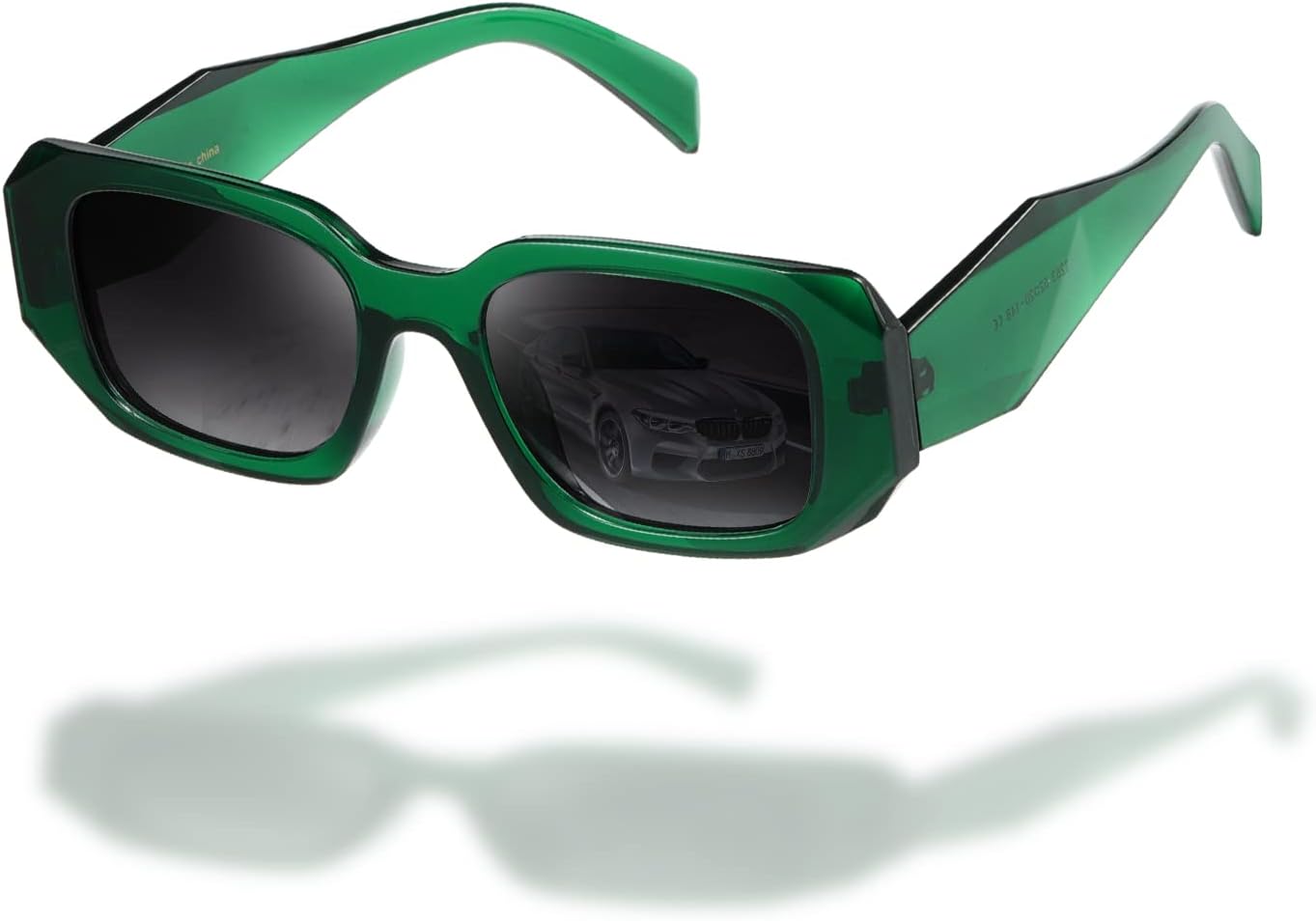 MASDUN Y2k Sunglasses Women and Men Square Trendy Show shades Retro fashion vogu...