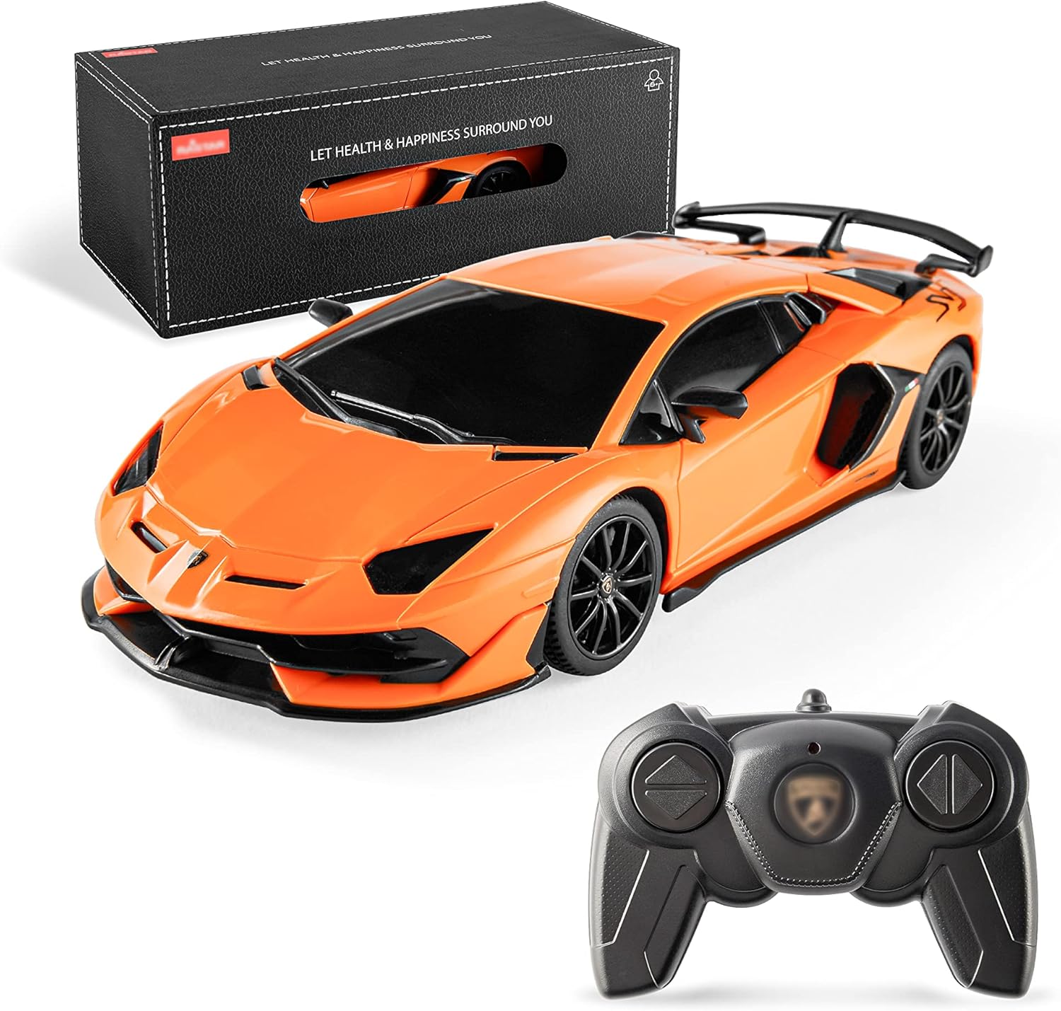BEZGAR Remote Control Car Licensed RC Car, 1:24 Lambo Toy Car for Kids, Lambo Av...