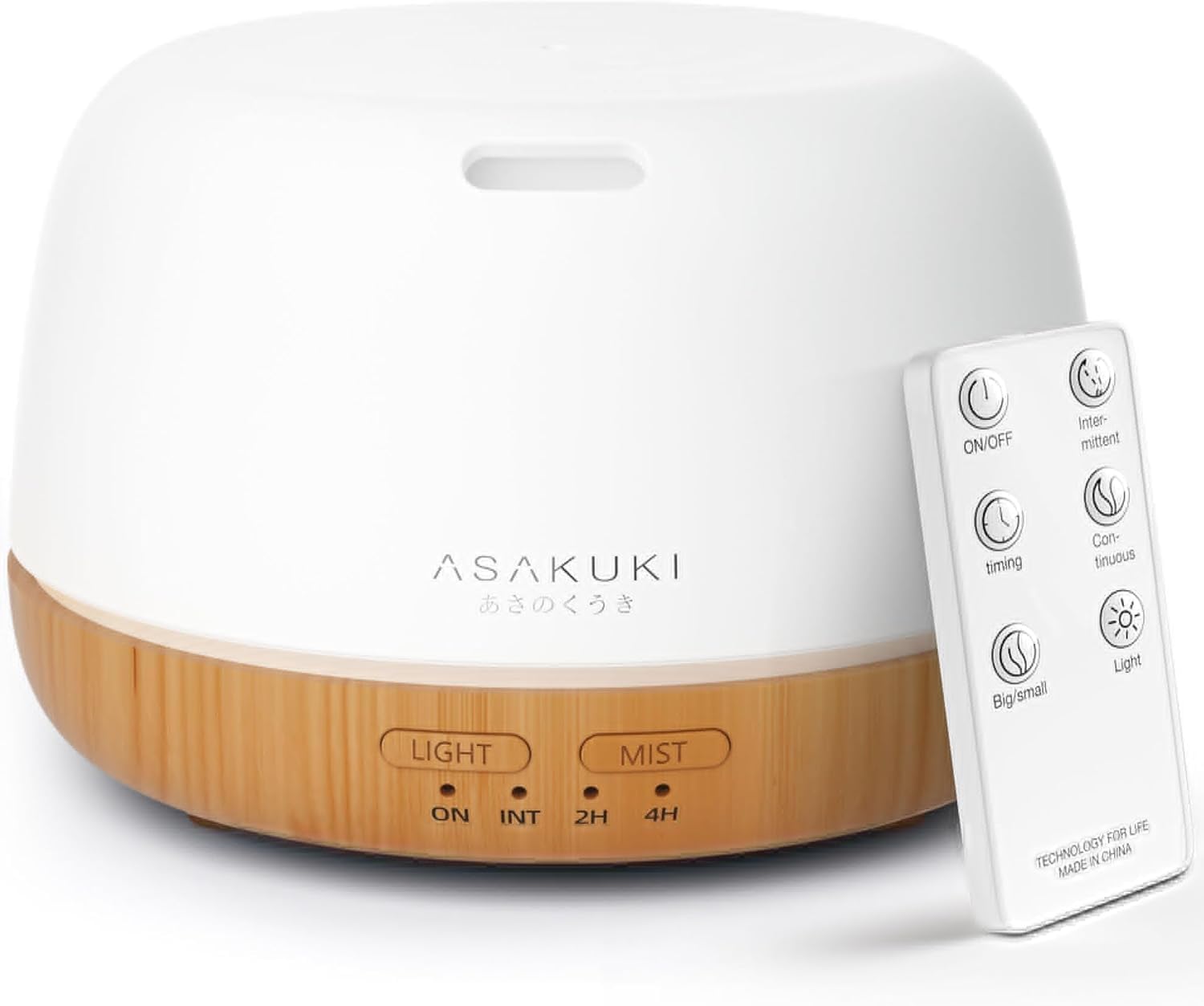 ASAKUKI Essential Oil Diffuser 300ml, Ultrasonic Aromatherapy Humidifier with Re...