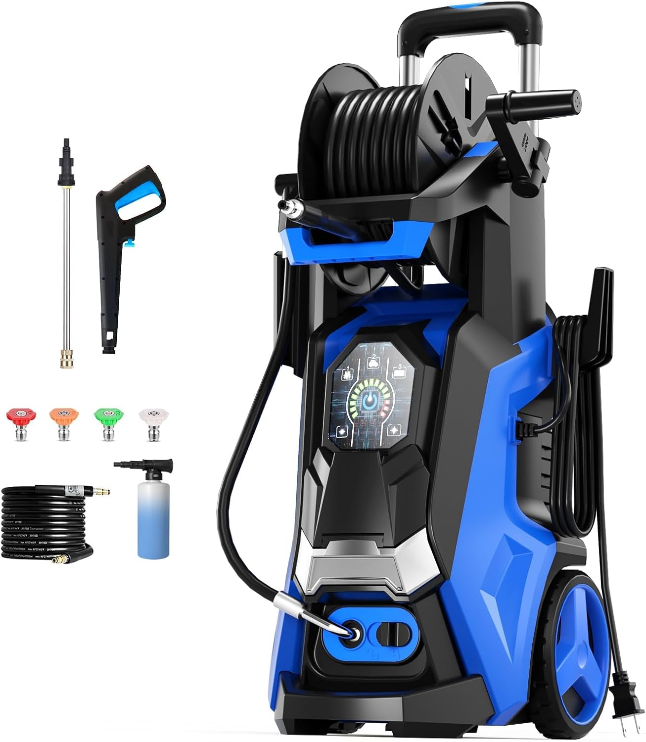 Electric Pressure Washer 5000PSI-Max 3.6GPM Power Washer Touch Screen Adjustable...
