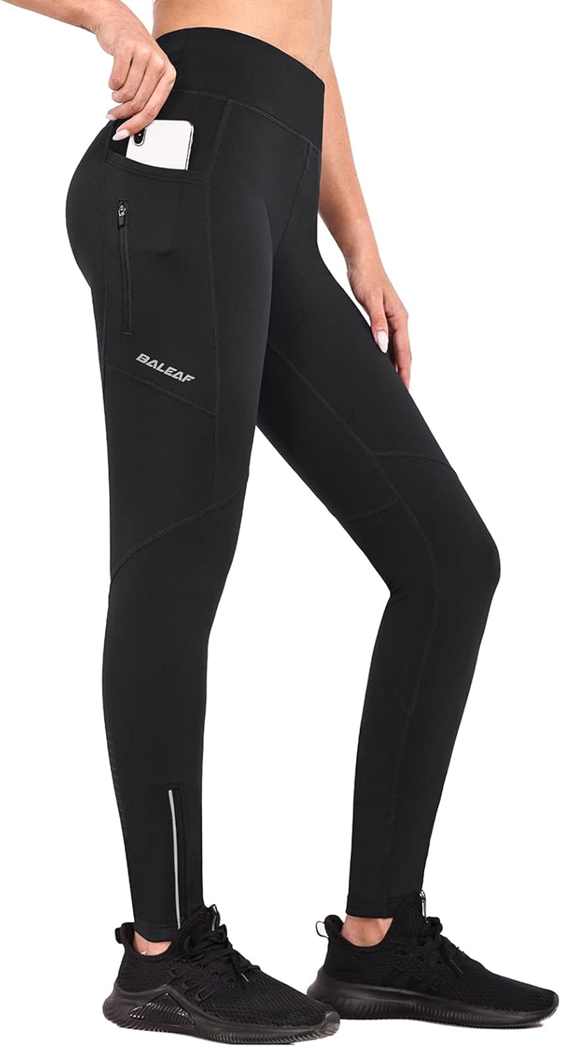 BALEAF Women's Fleece Lined Leggings Cycling Waterproof Trousers Thermal Winter...