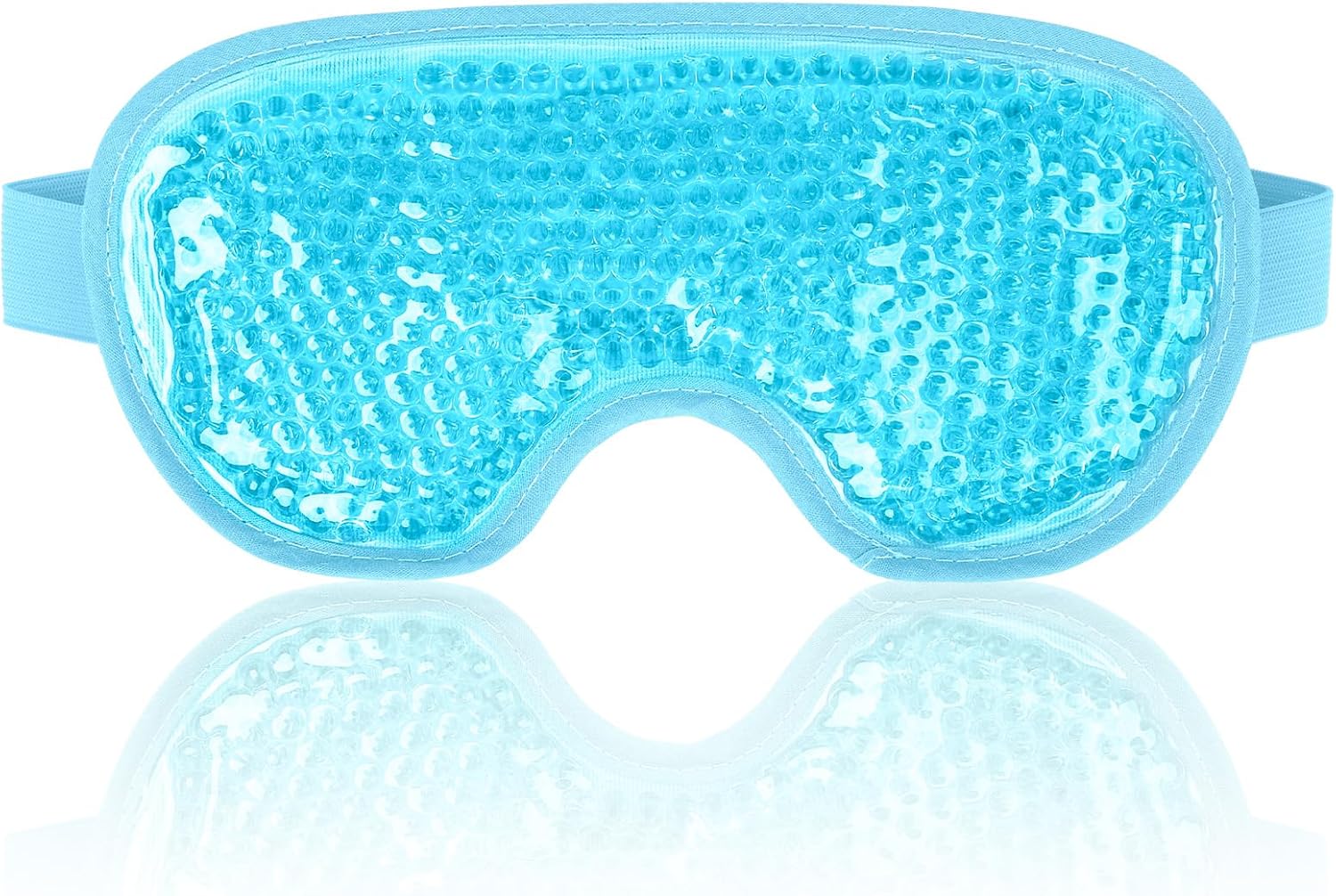 NEWGO Cooling Eye Mask for Puffy Eyes, Reusable Hot Cold Therapy Gel Cold Eye Ma...