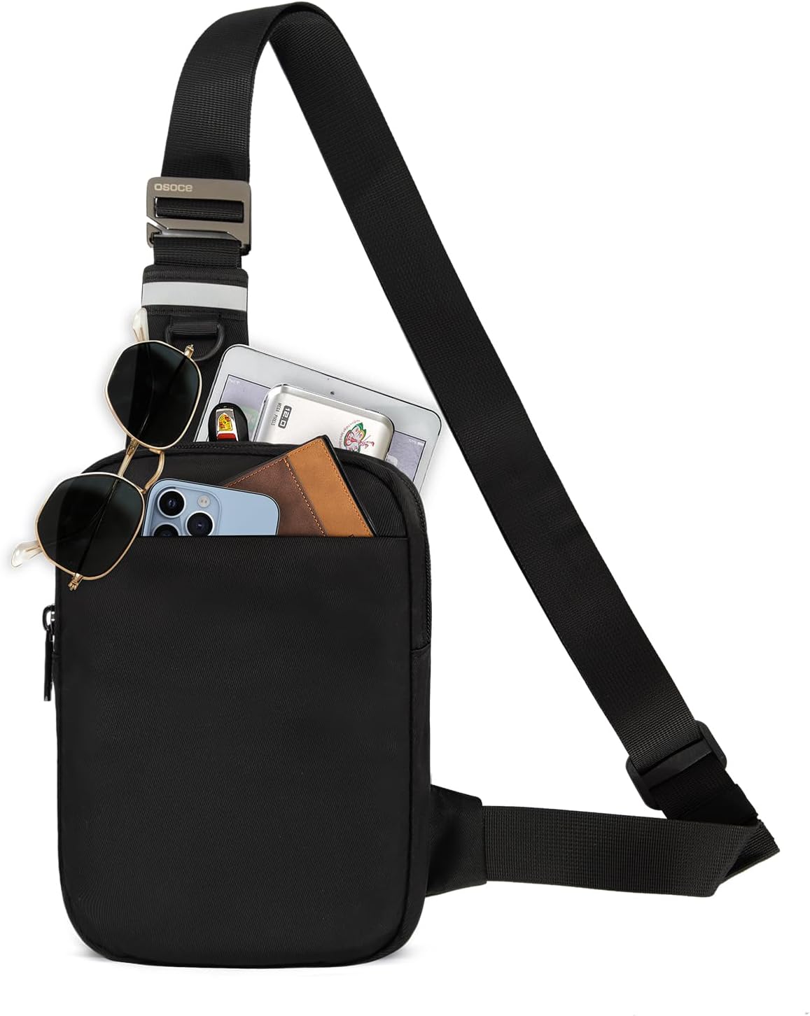 OSOCE Small Sling Bag for Men Women with RFID Pocket, Anti Theft Crossbody Chest...